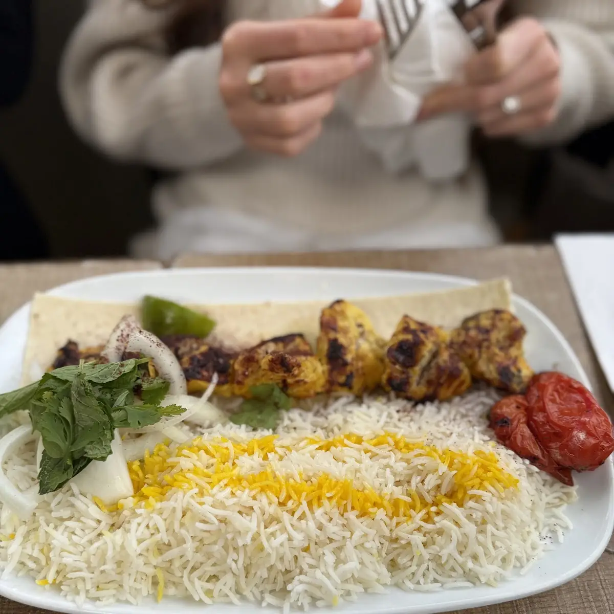 Koobideh and Saffron Rice Dishes
