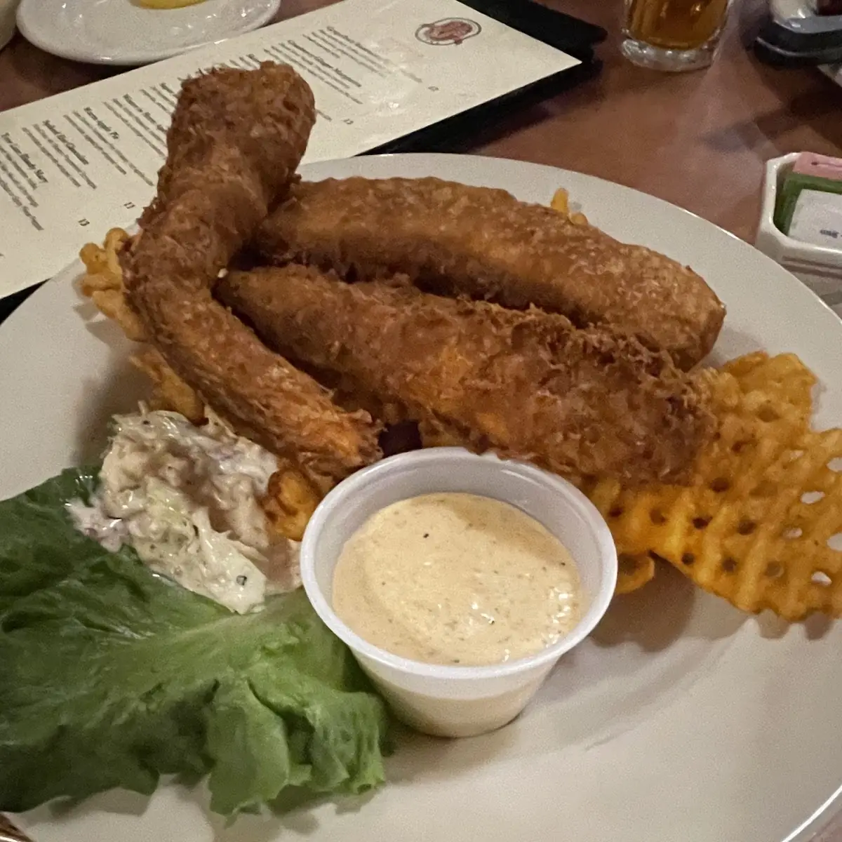 Fish and Chips Mahi