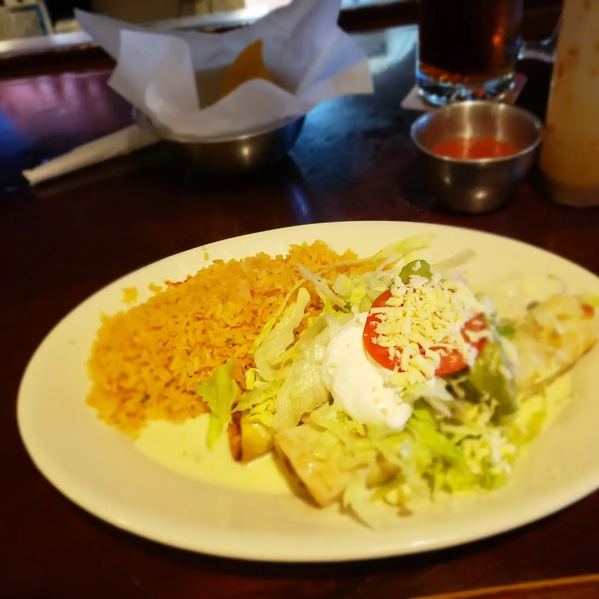Rice and Refried Beans