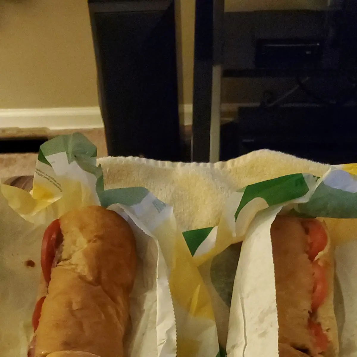 Italian Sub and Brisket Sub