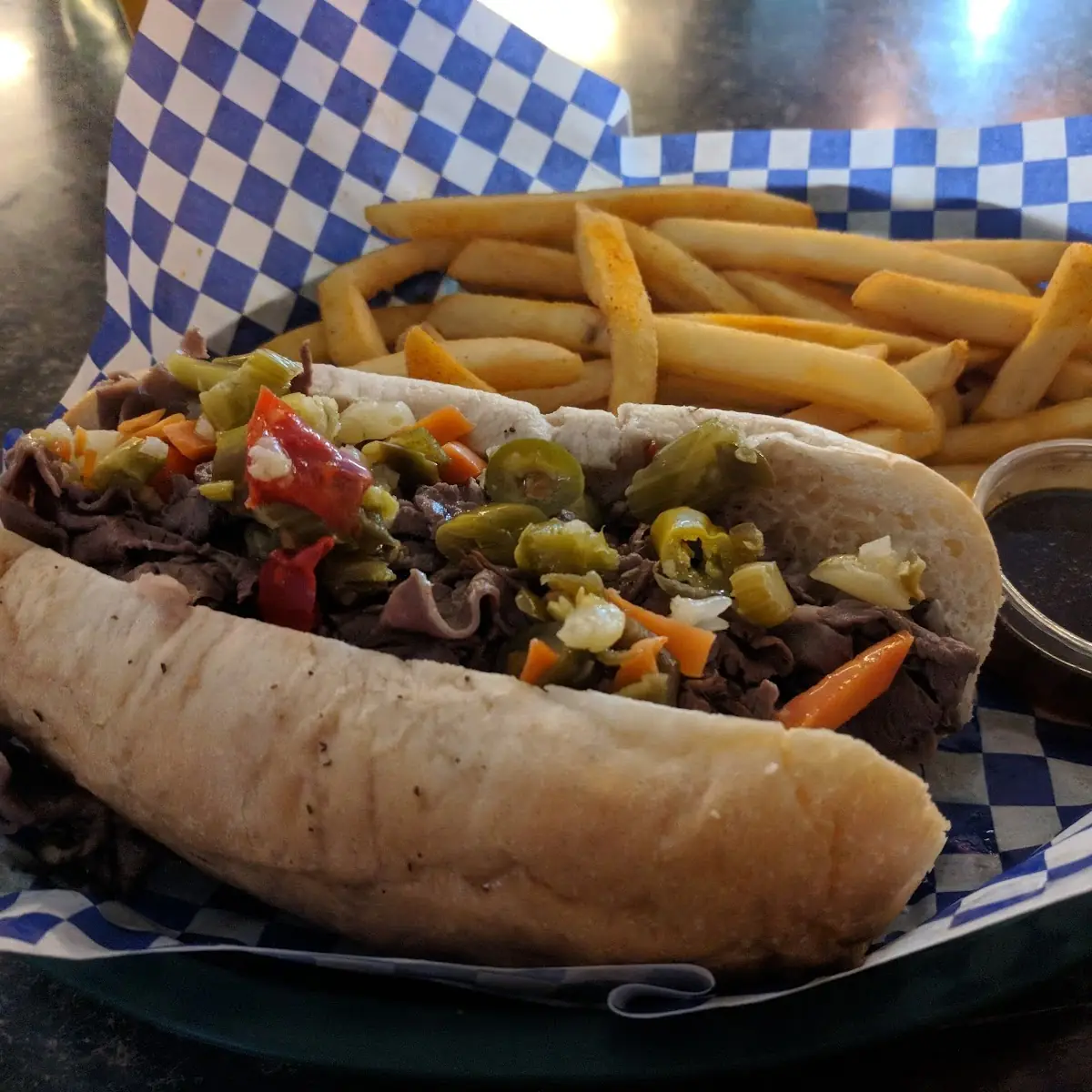 Italian Beef with Giardiniera Peppers