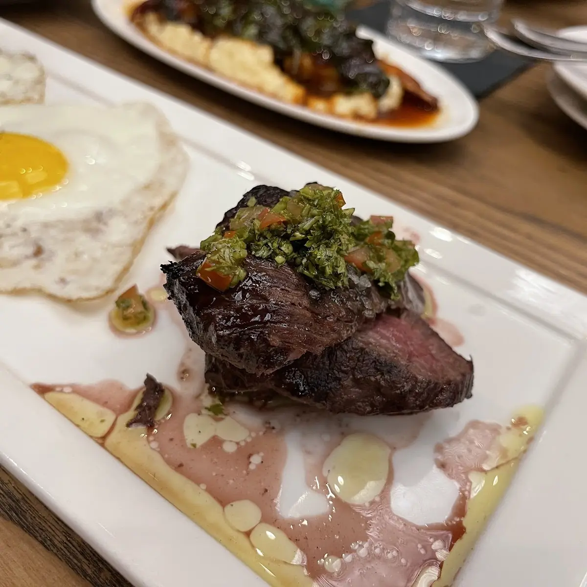 Grilled Bistro Steak & Eggs