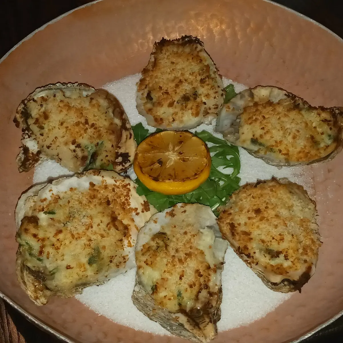 Oysters Rockefeller