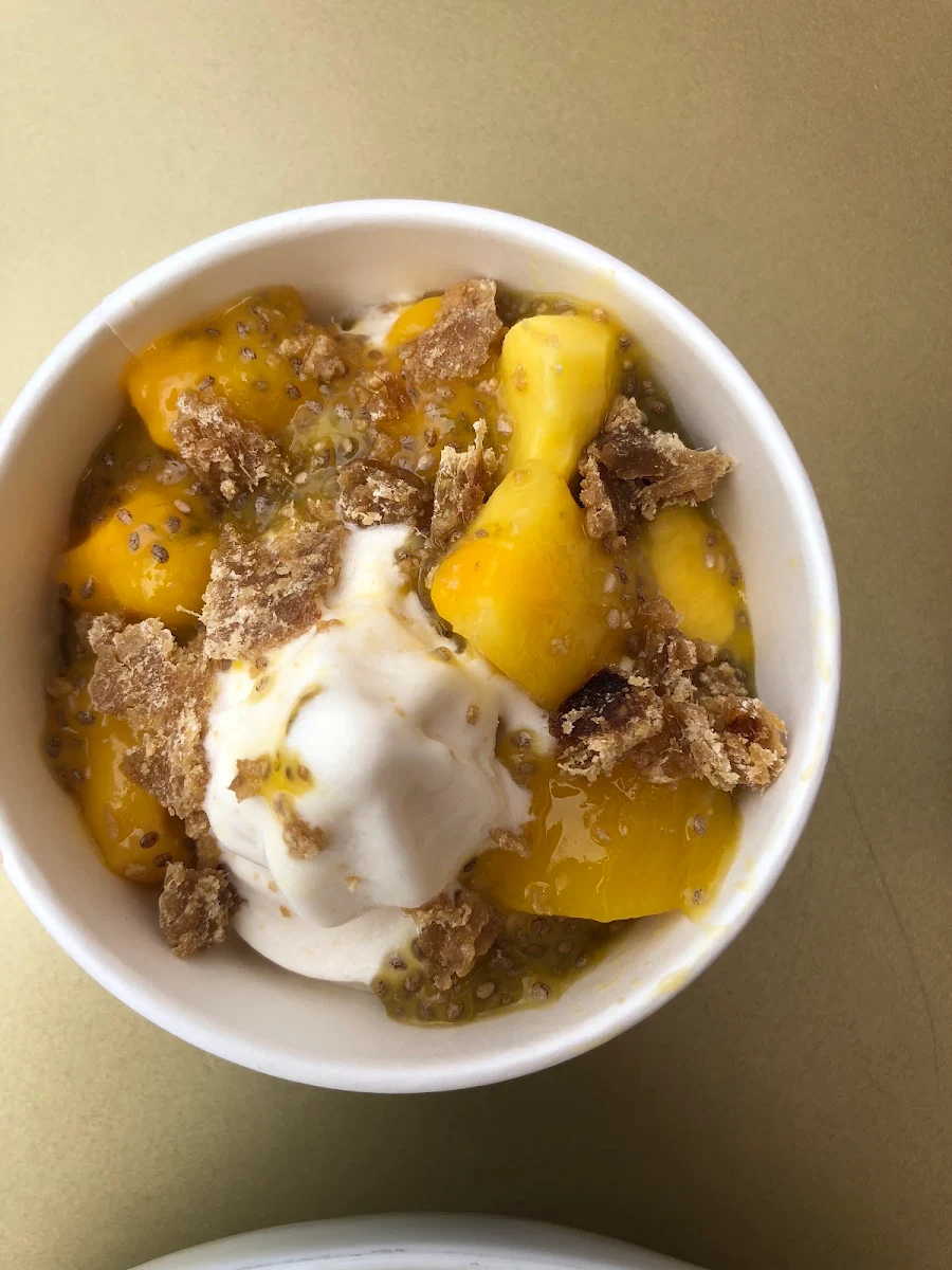 Ice Cream with Mango
