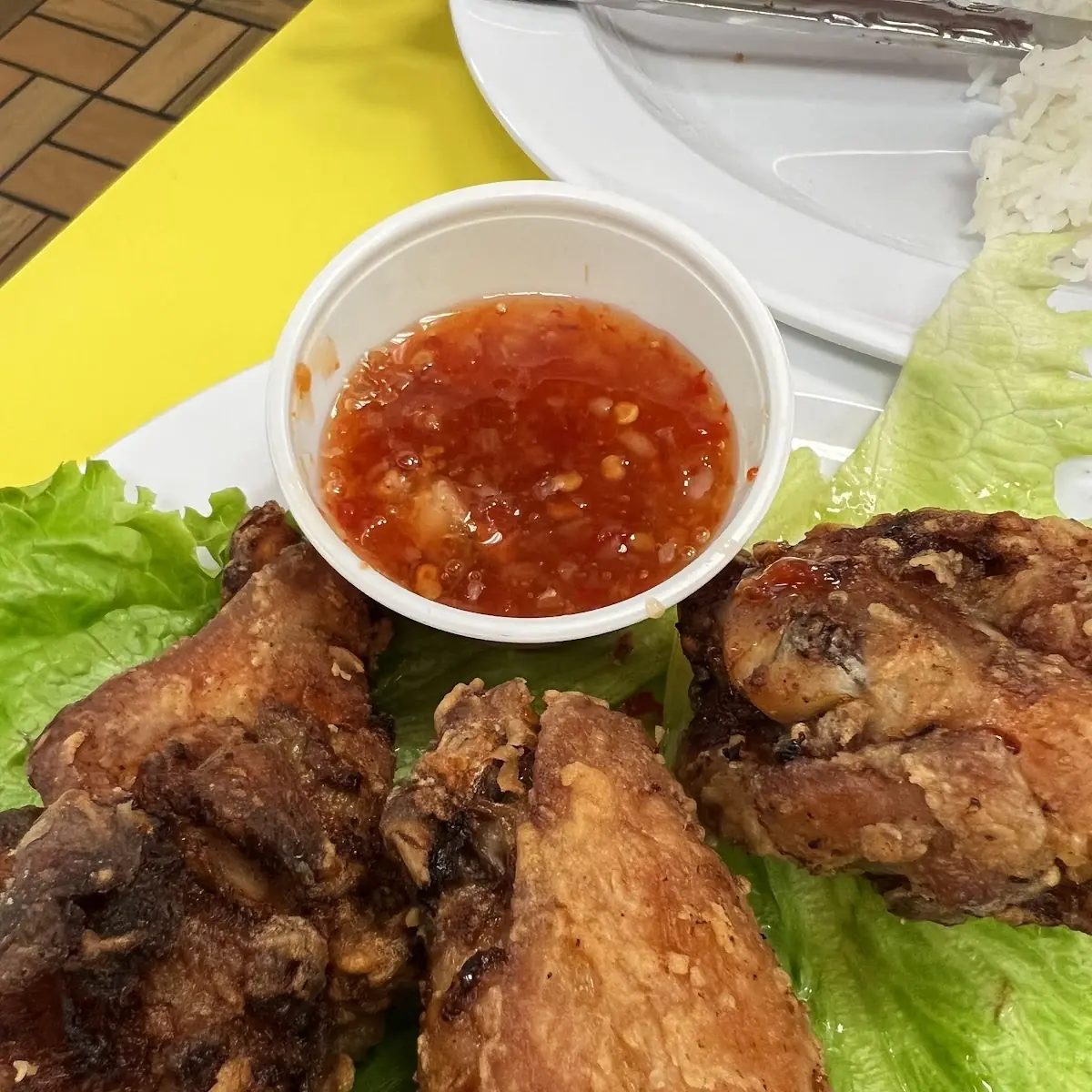 Chicken Wings with Sweet Thai Chili Sauce