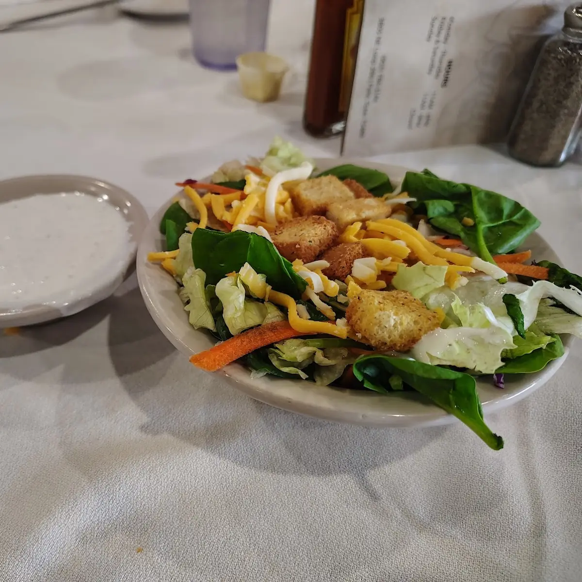 Garden Salad with Ranch