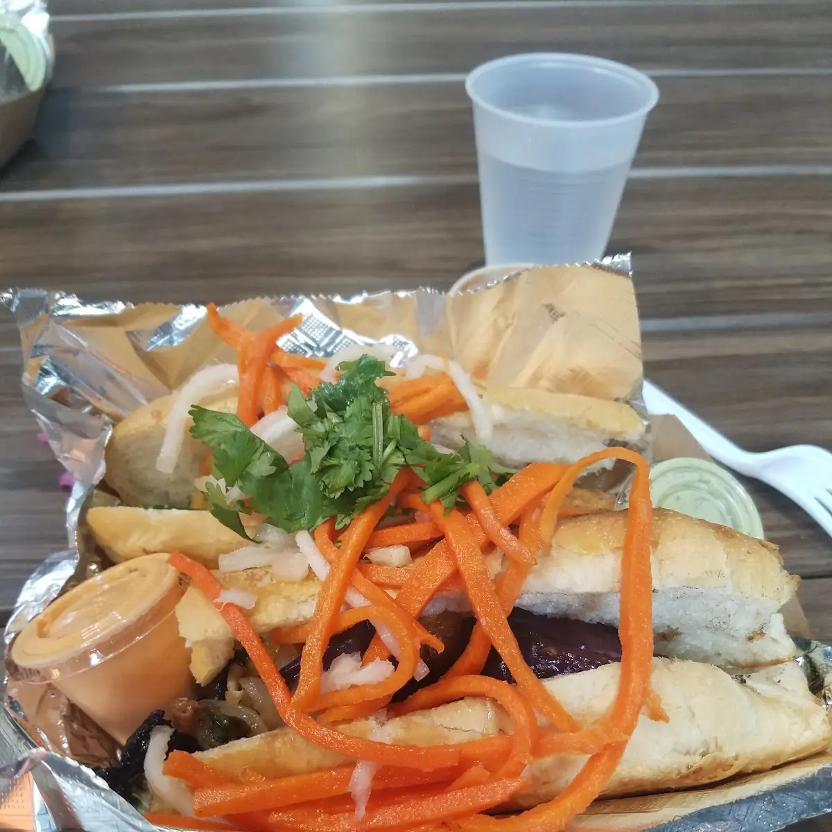 Ginger Soy Tofu Banh MI