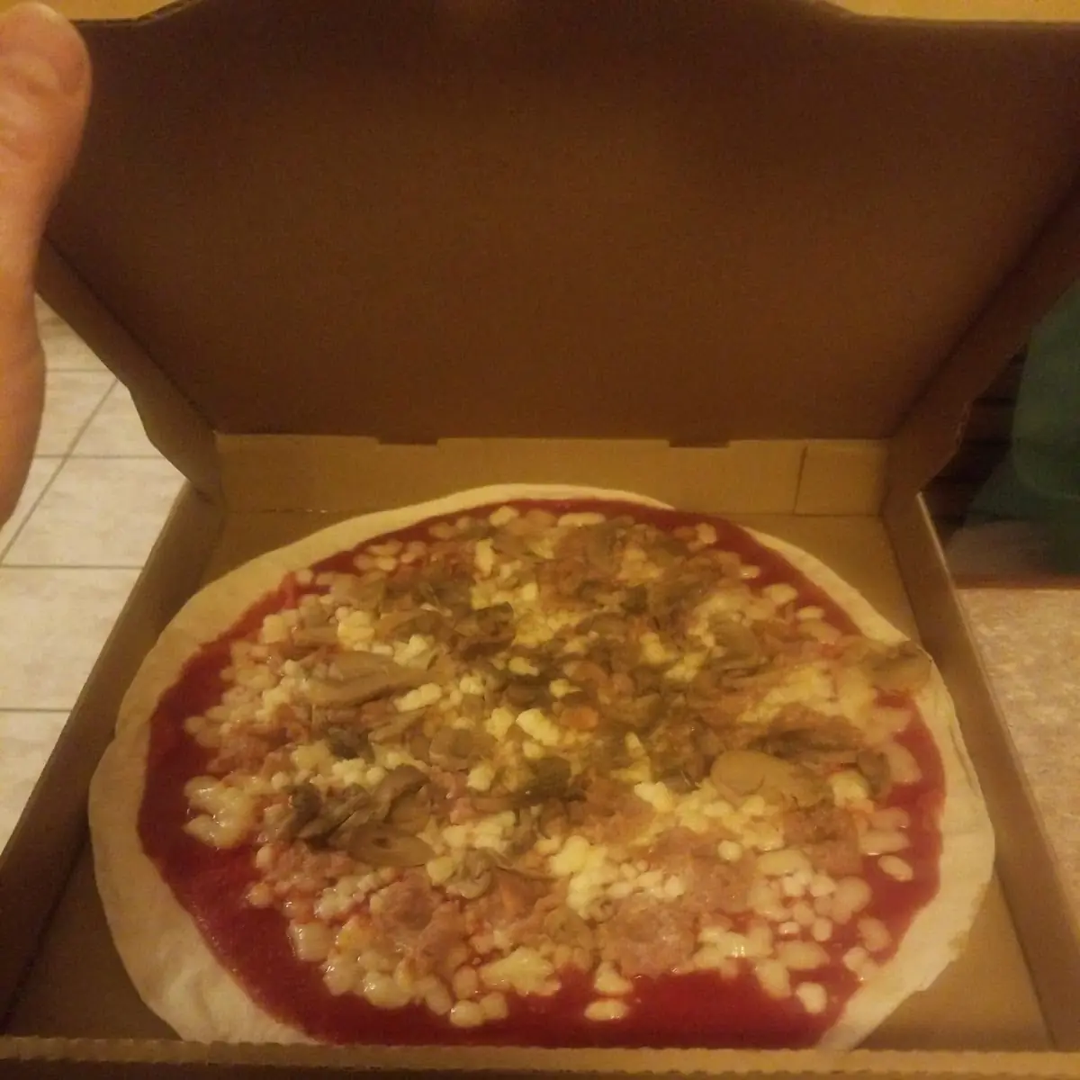 Sausage and Mushroom Pizza