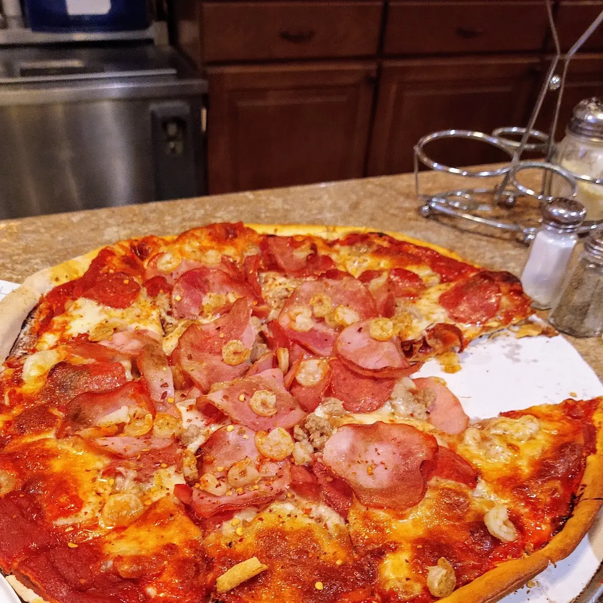 The Meat Lovers Pizza Minus the Tuna