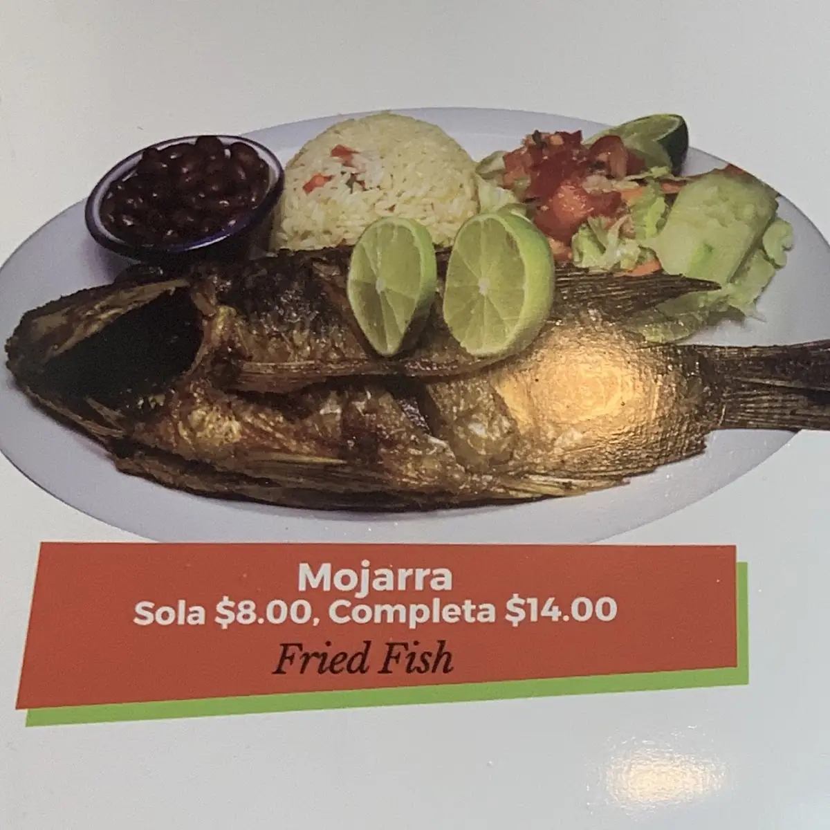 Mojarra Frita Fried Fish