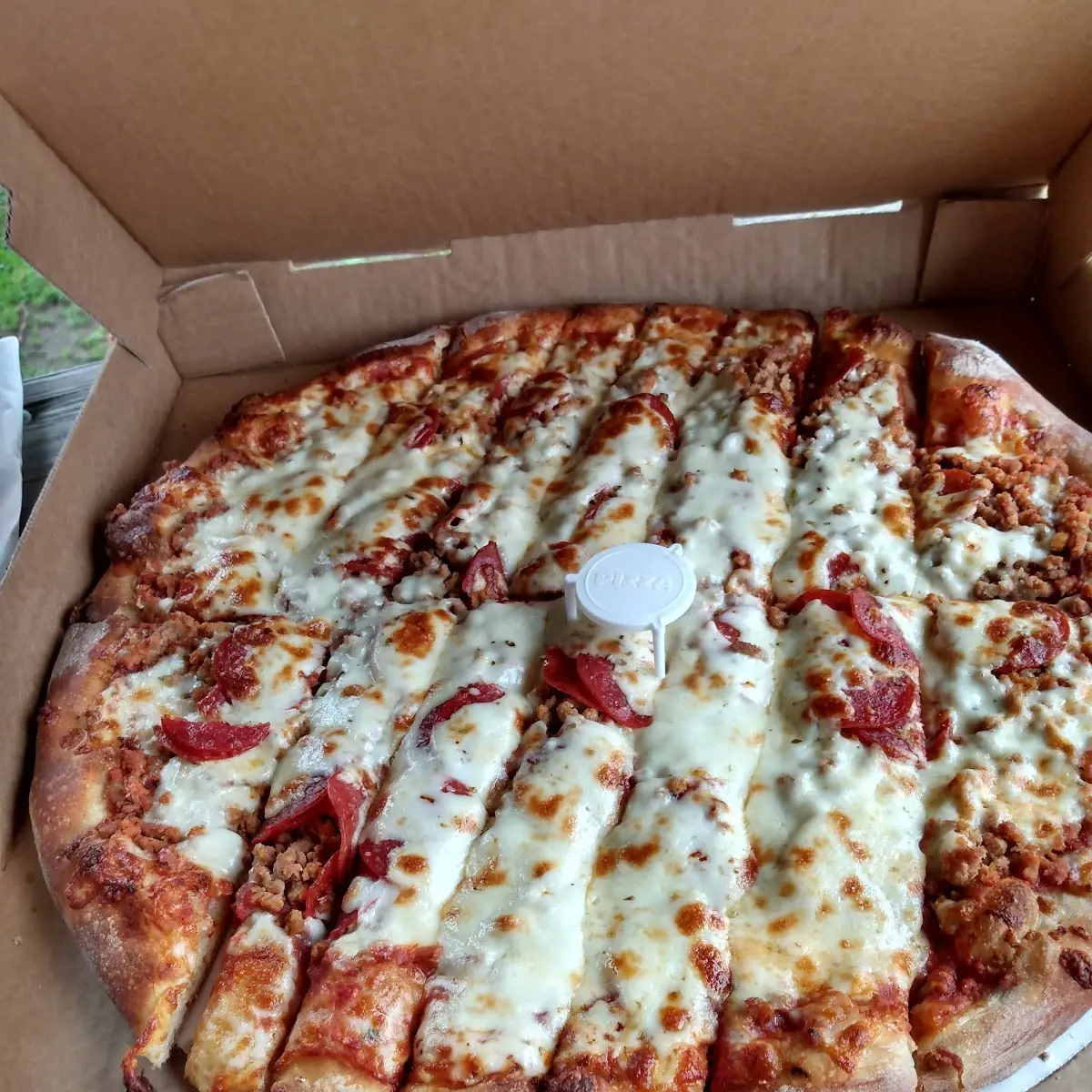 Harris Sausage and Pepperoni Pizza