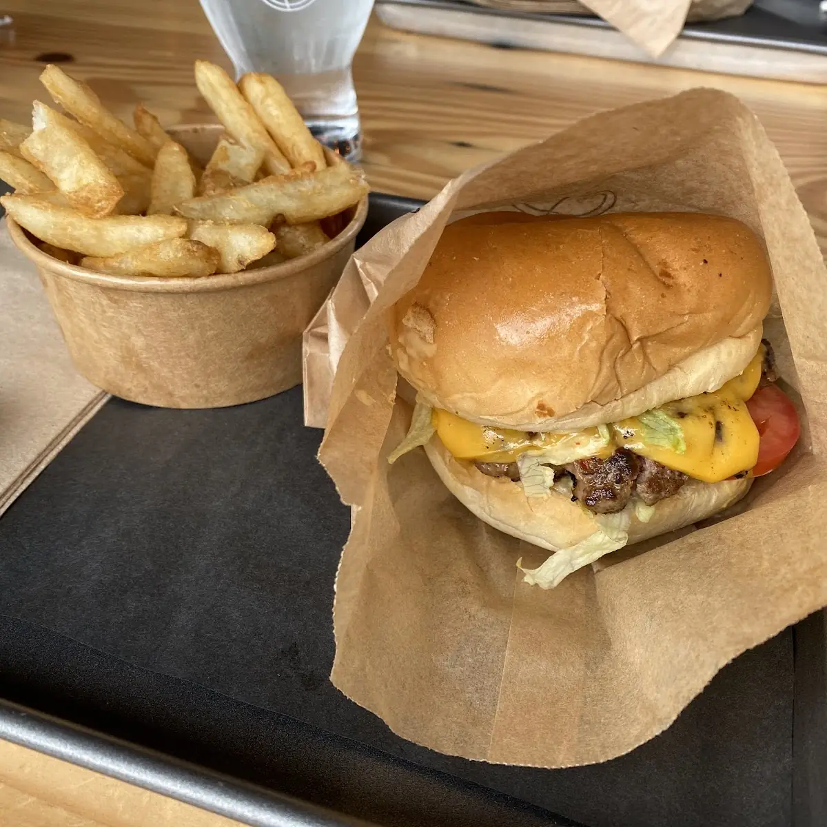 brgr with Fries, BRGR BRGR