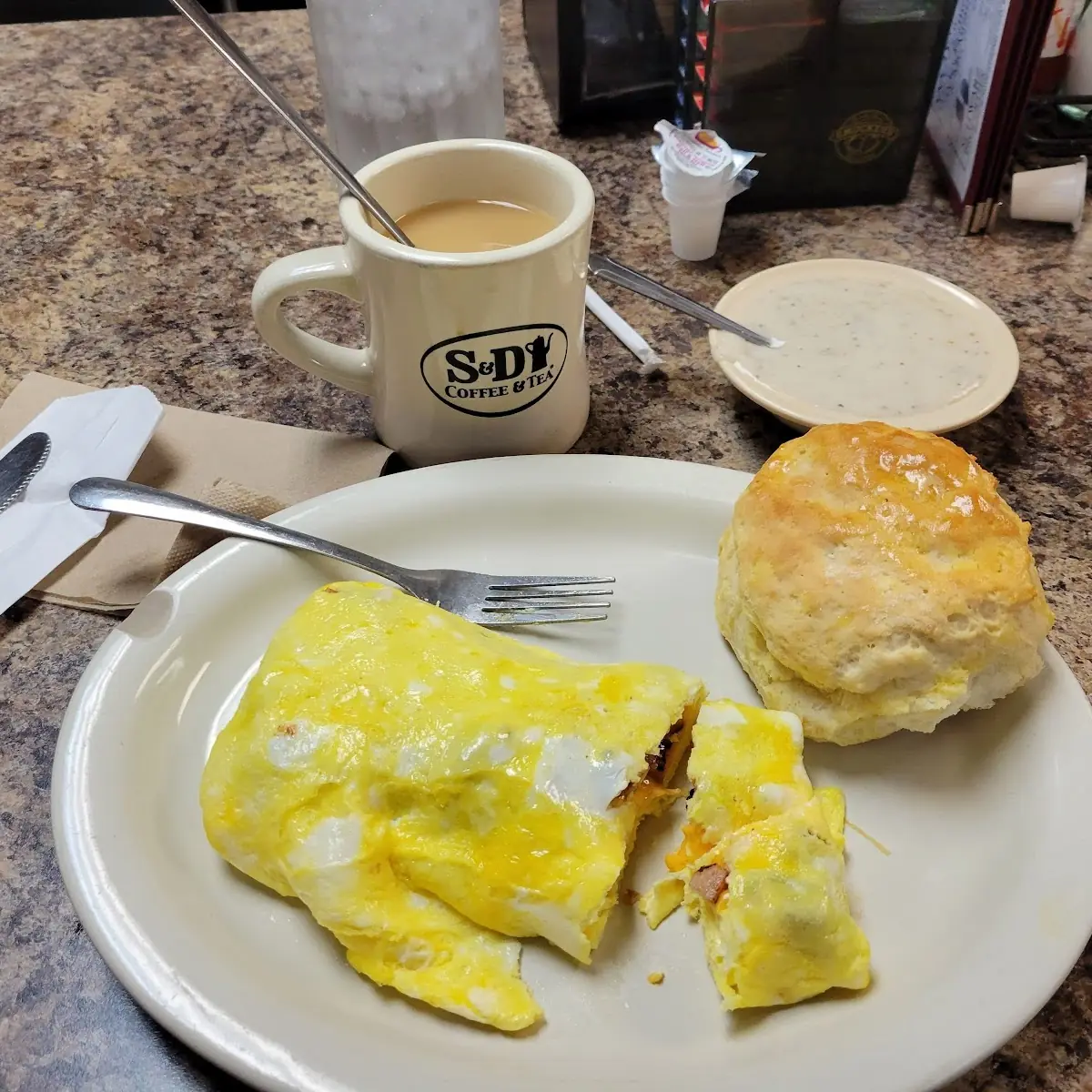 Ham and Cheese Omelette