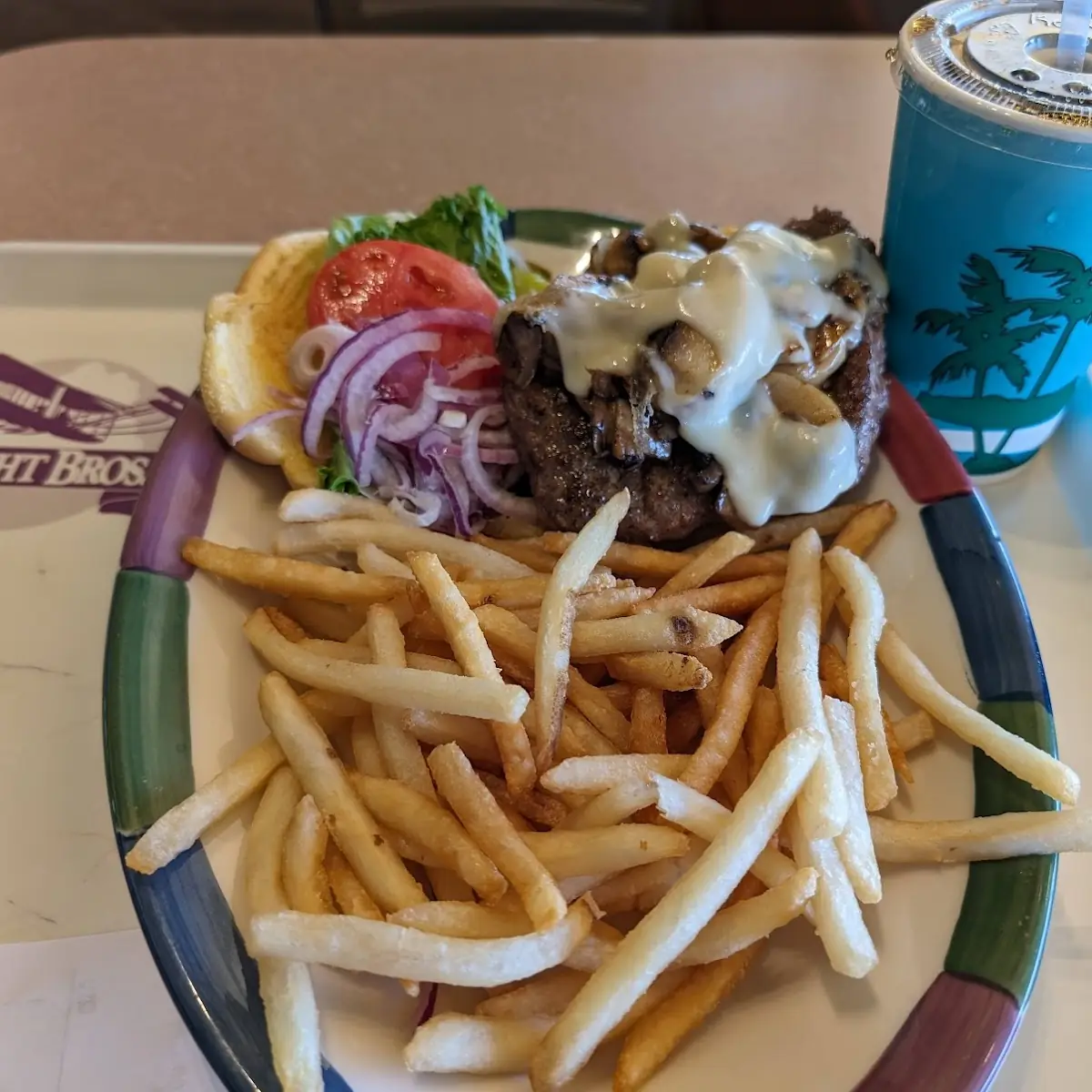 Mushroom Bacon Cheeseburger