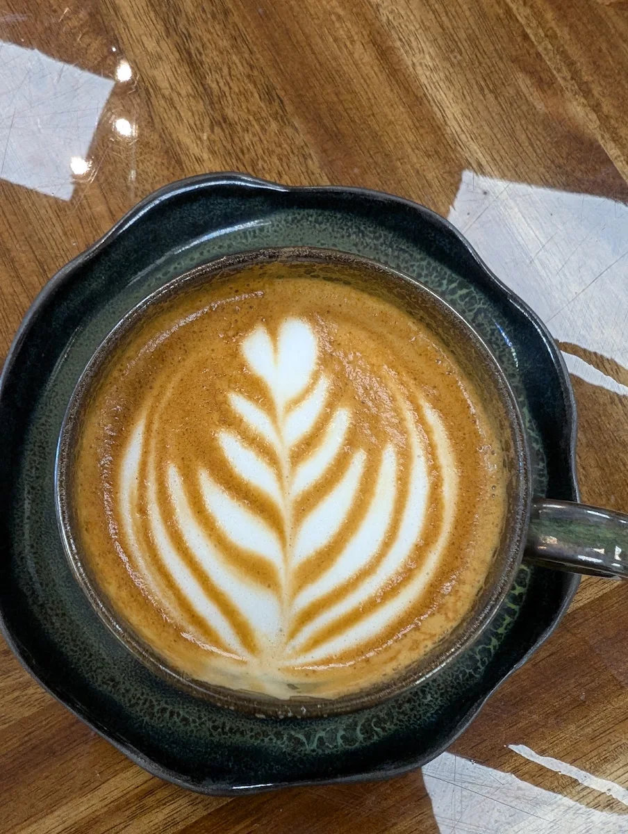 Cream Latte with Latte Art