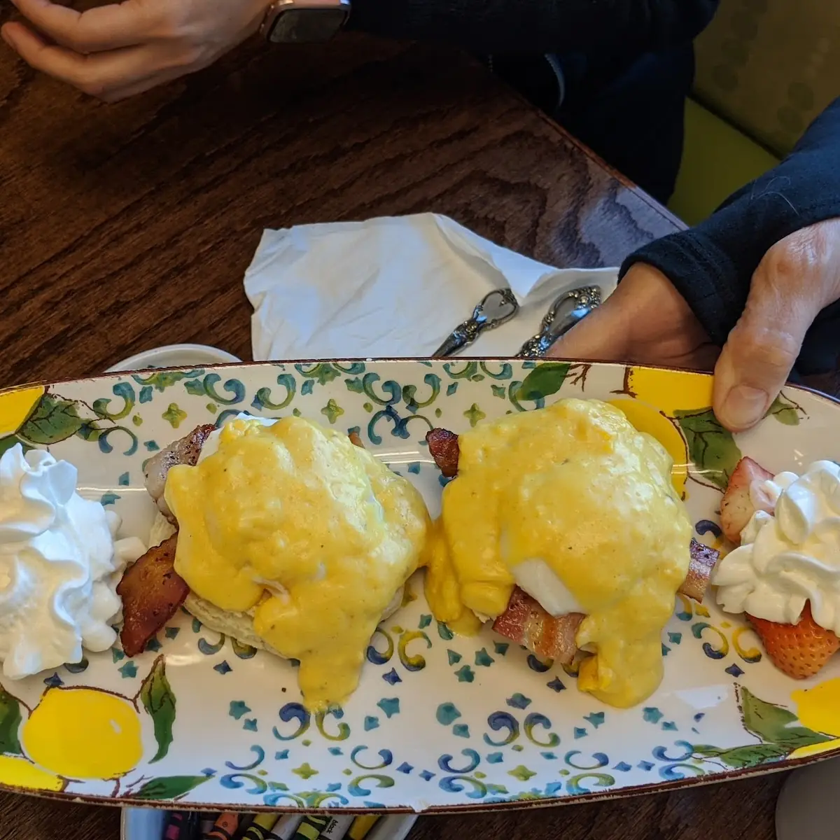 Poached Eggs Benedict