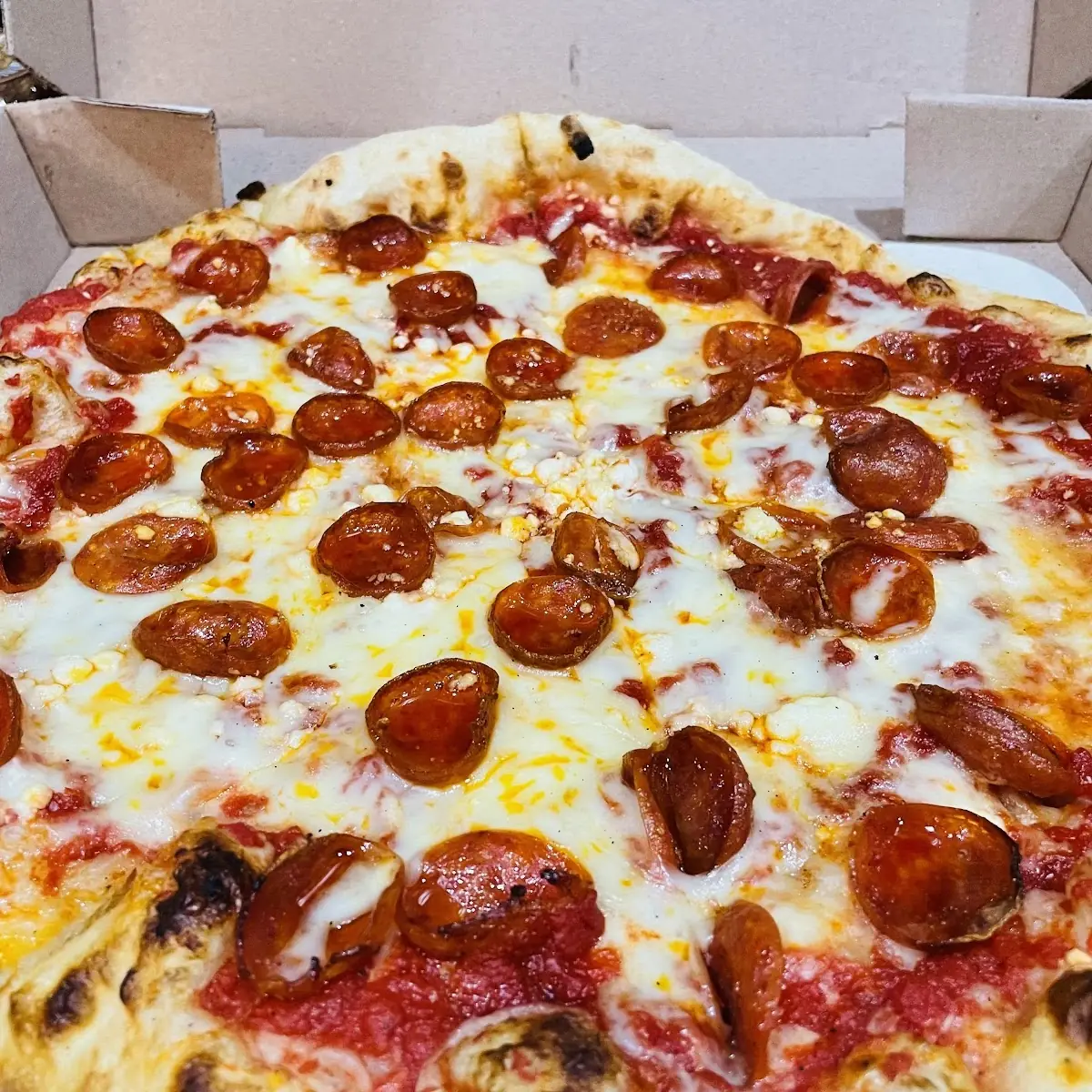 Pepperoni Goat Cheese