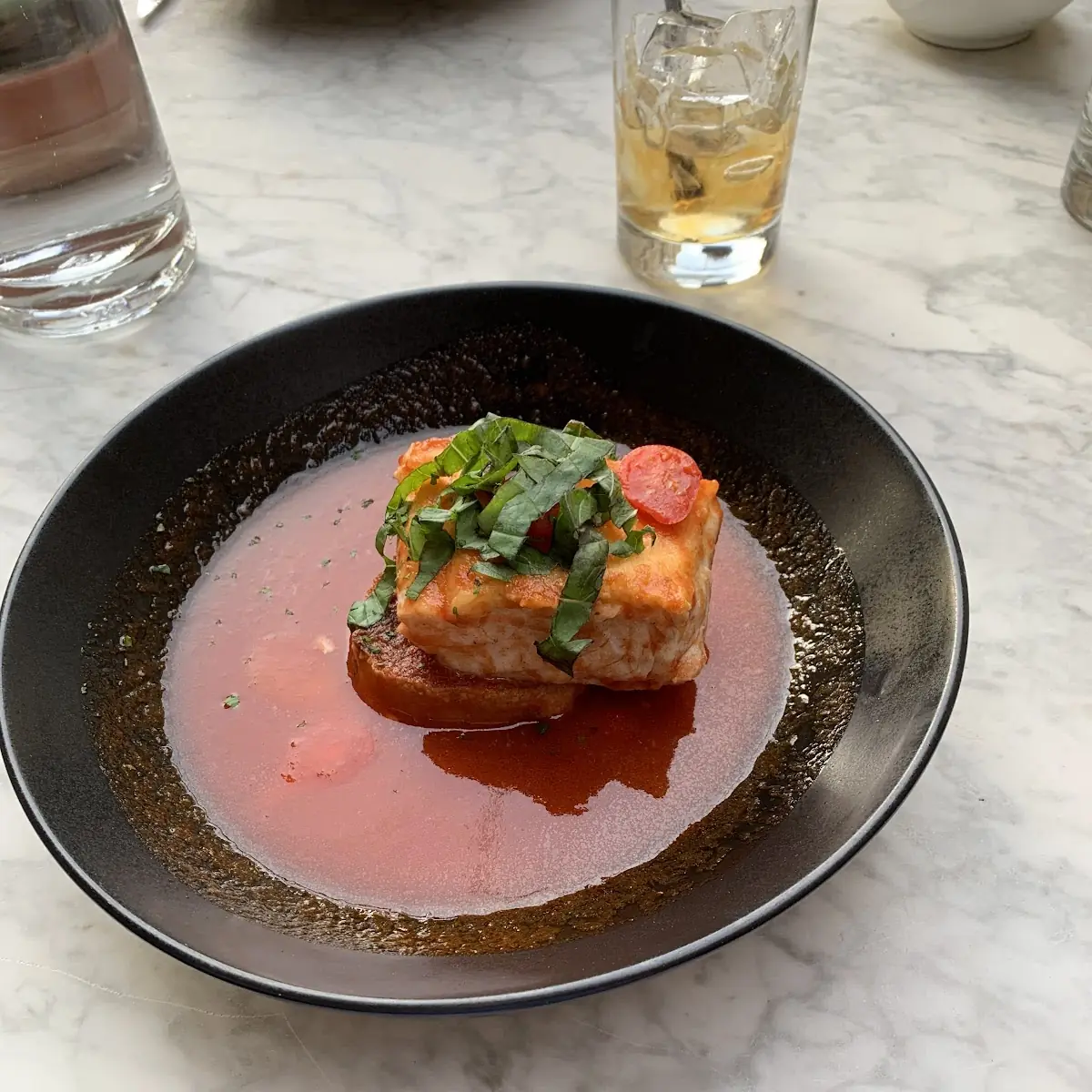 Pan Seared King Salmon Blood Orange Chive Beurre Blanc