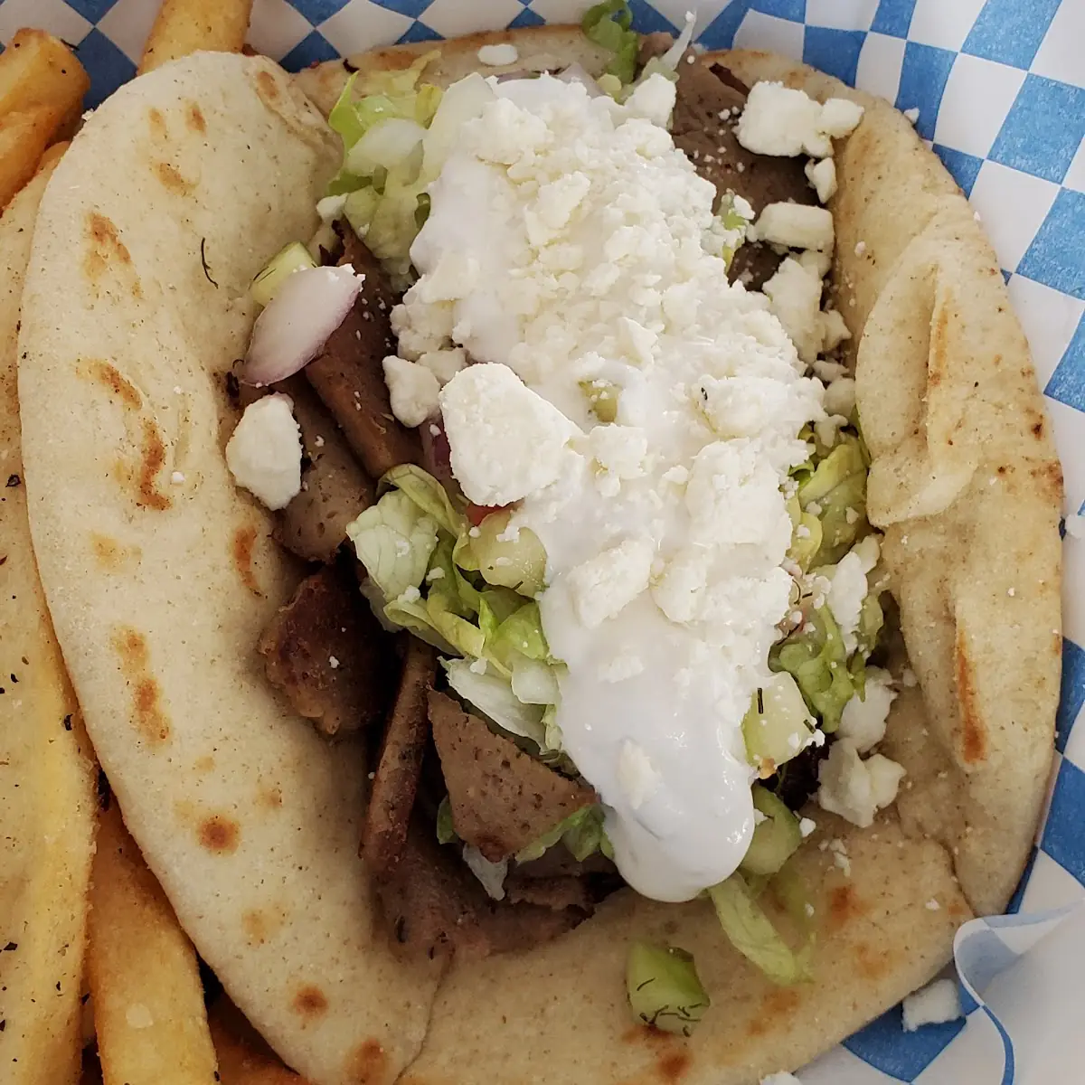 Gyro- Shaved Beef E Lamb