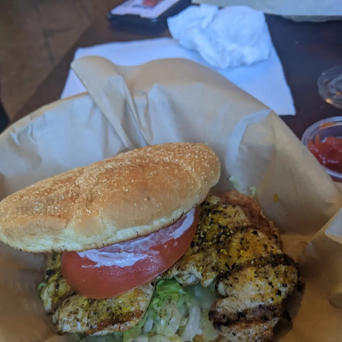 Lemon Pepper Chicken Sandwich