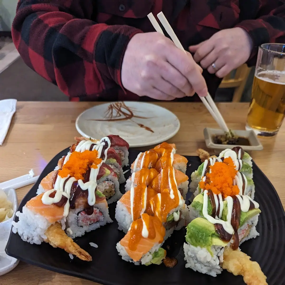 Deep Fried Shrimp Tempura Sushi Roll