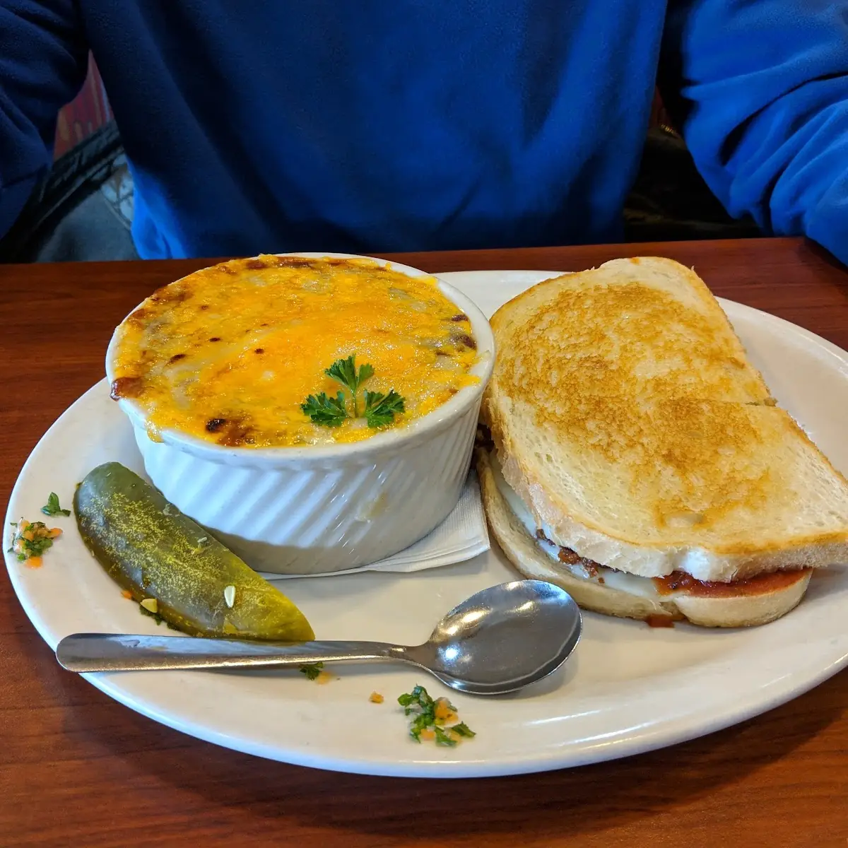 Pot Roast Sandwich& French Tomato Soup