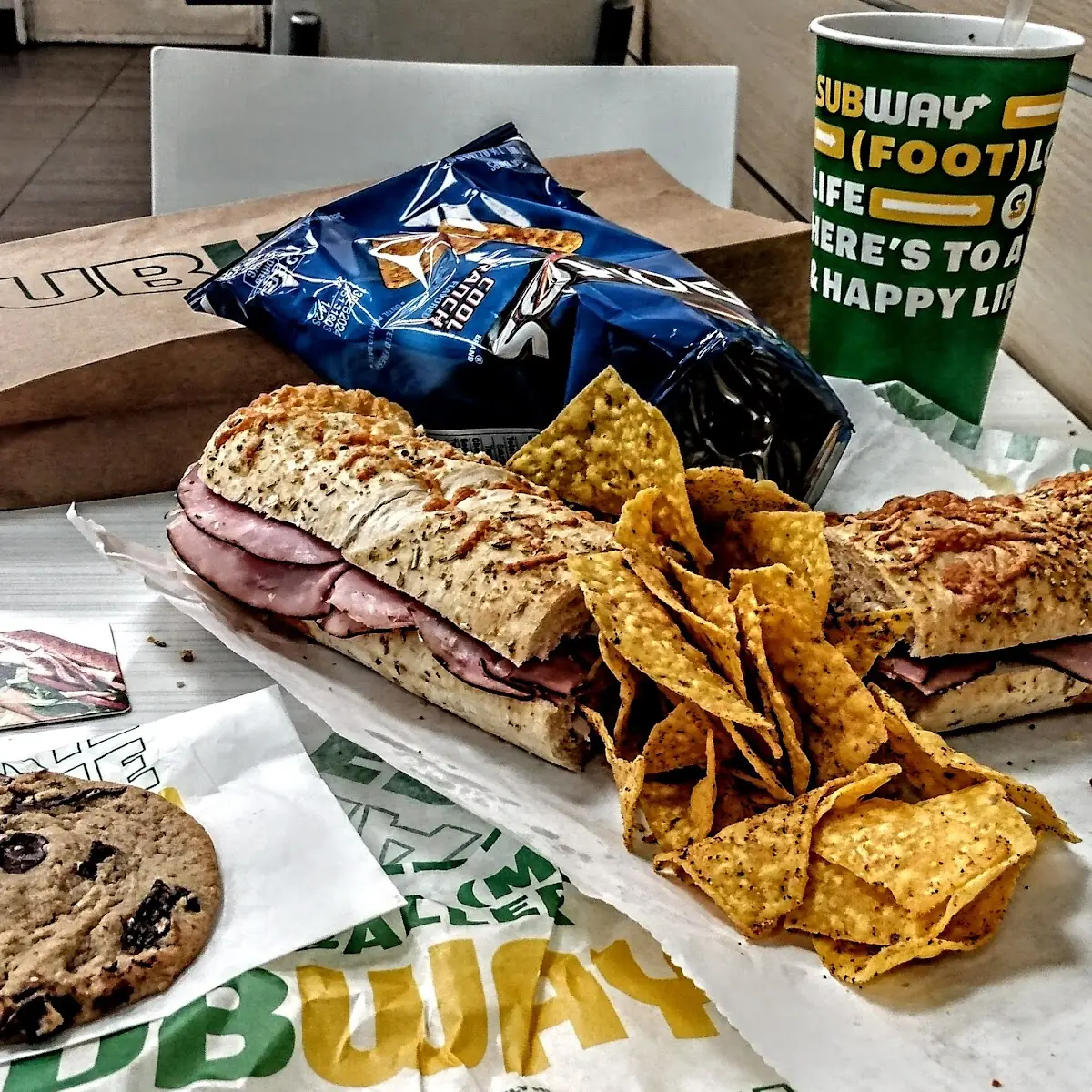 Ham and Cheese Sub Meal