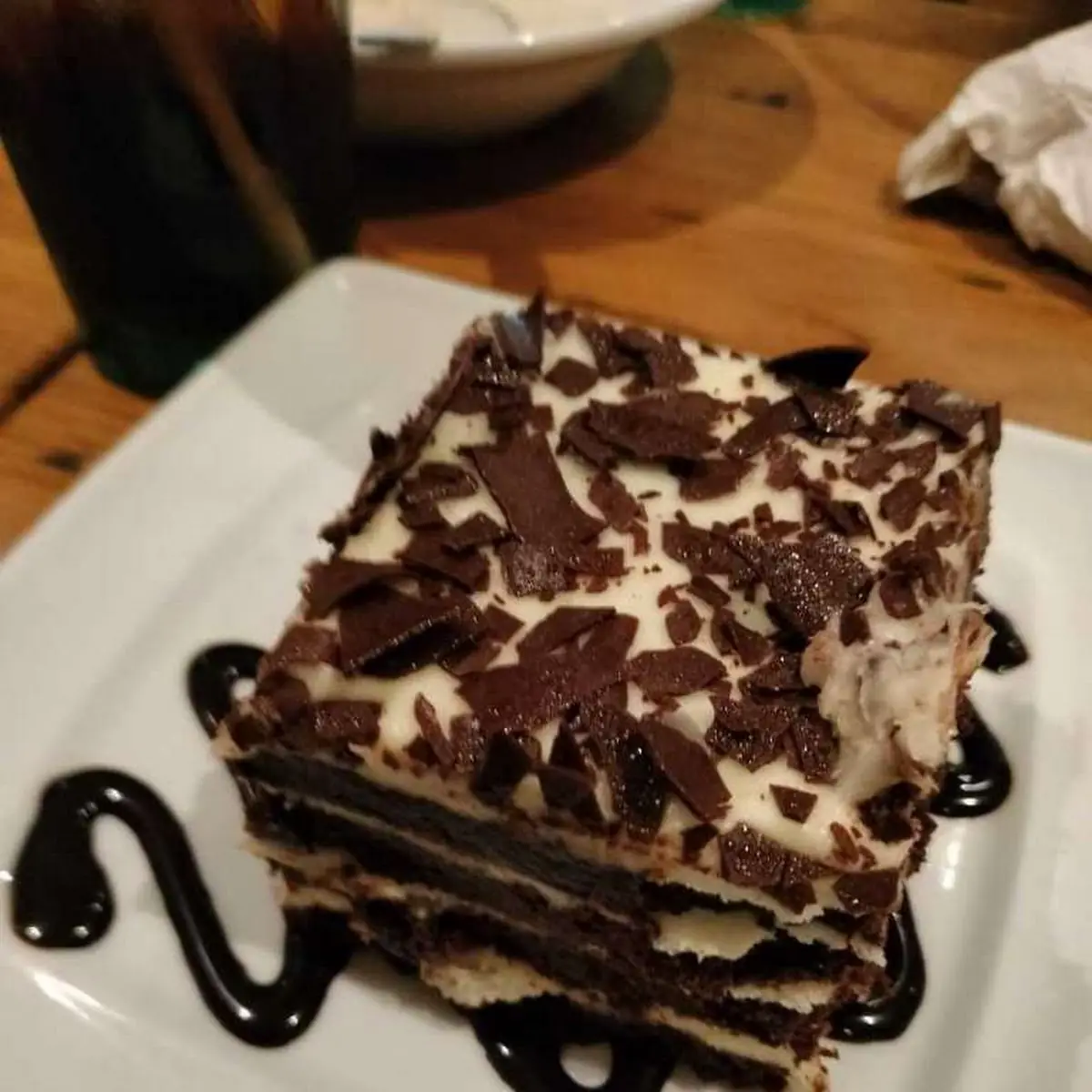 Chocolate Brownie Lasagna