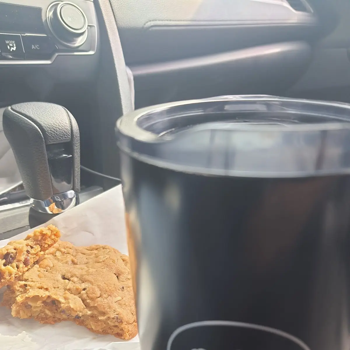 Oatmeal Raisin Cookie and Coffee
