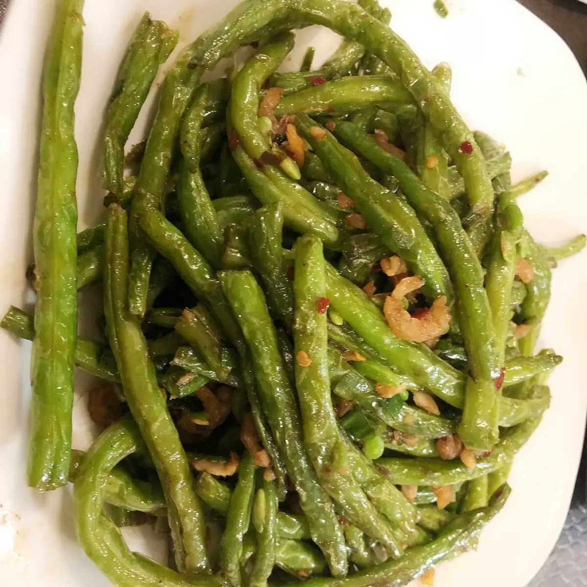 Dry Sautéed String Beans