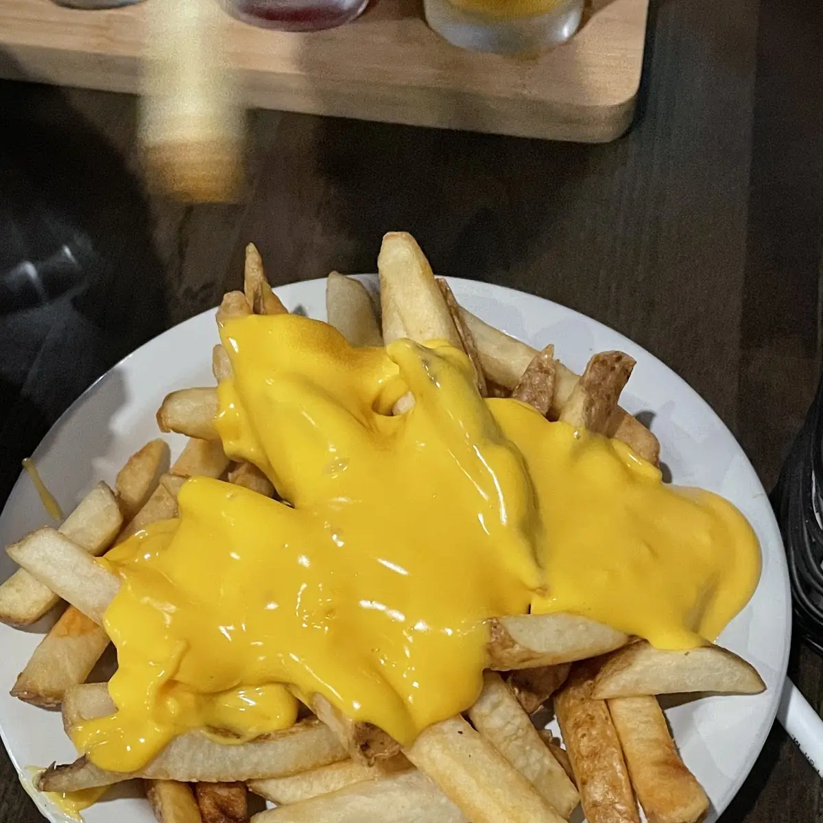 Small Fries with Cheese Sauce