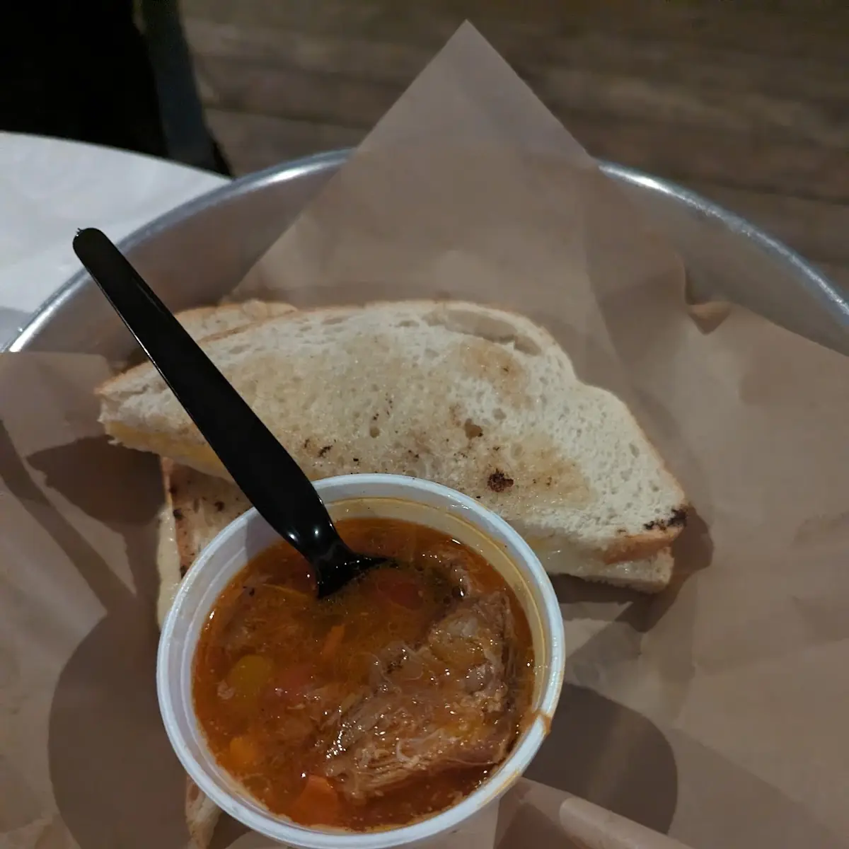 Grilled Cheese and Soup