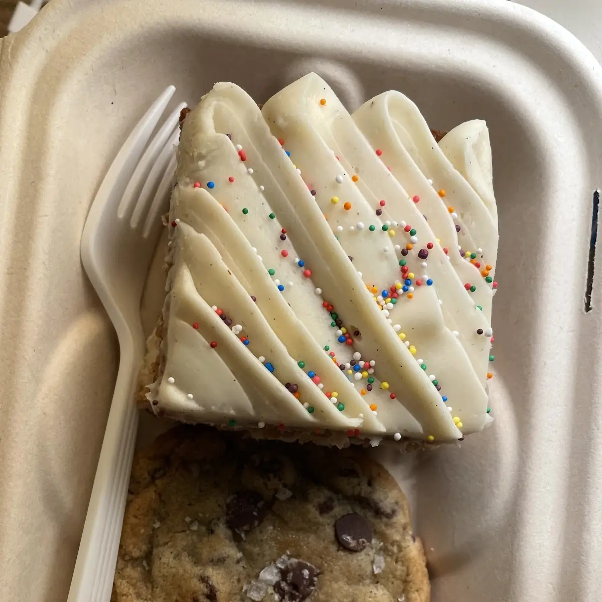 Carrot Cake and Chocolate Chip Cookie