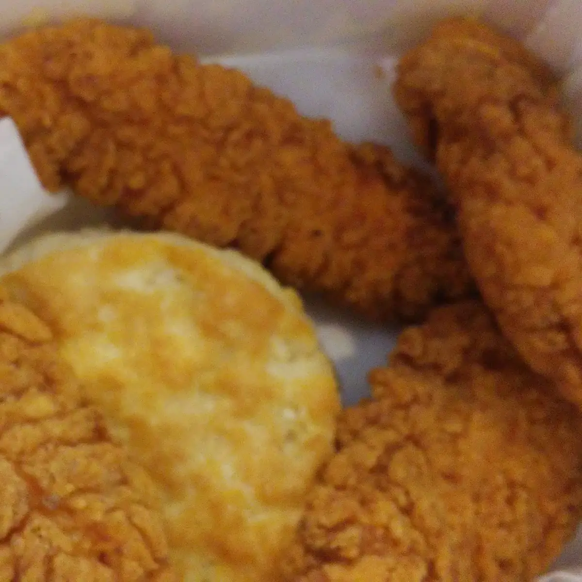 Chicken Strips and Buttermilk Biscuits