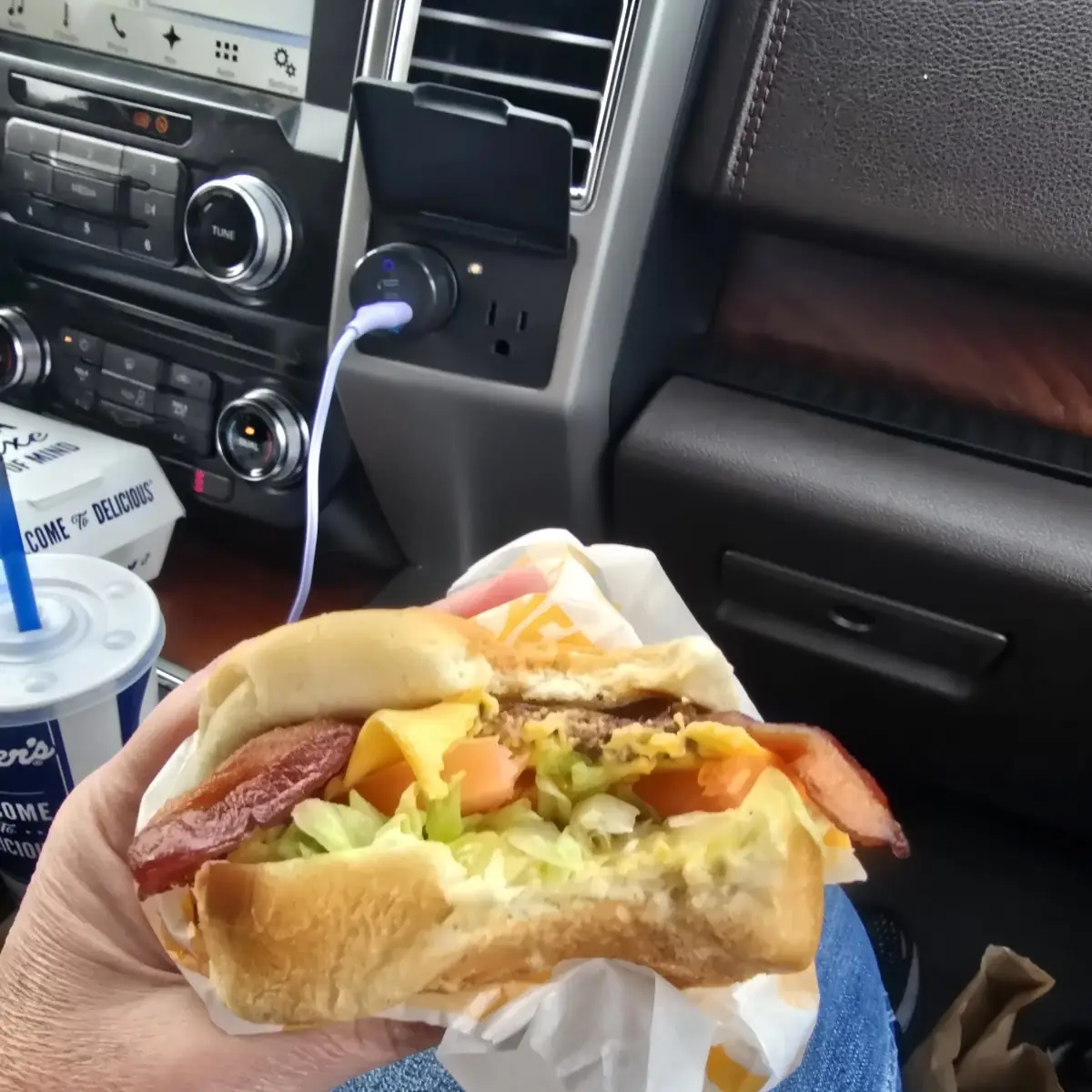 Single Bacon Cheeseburger
