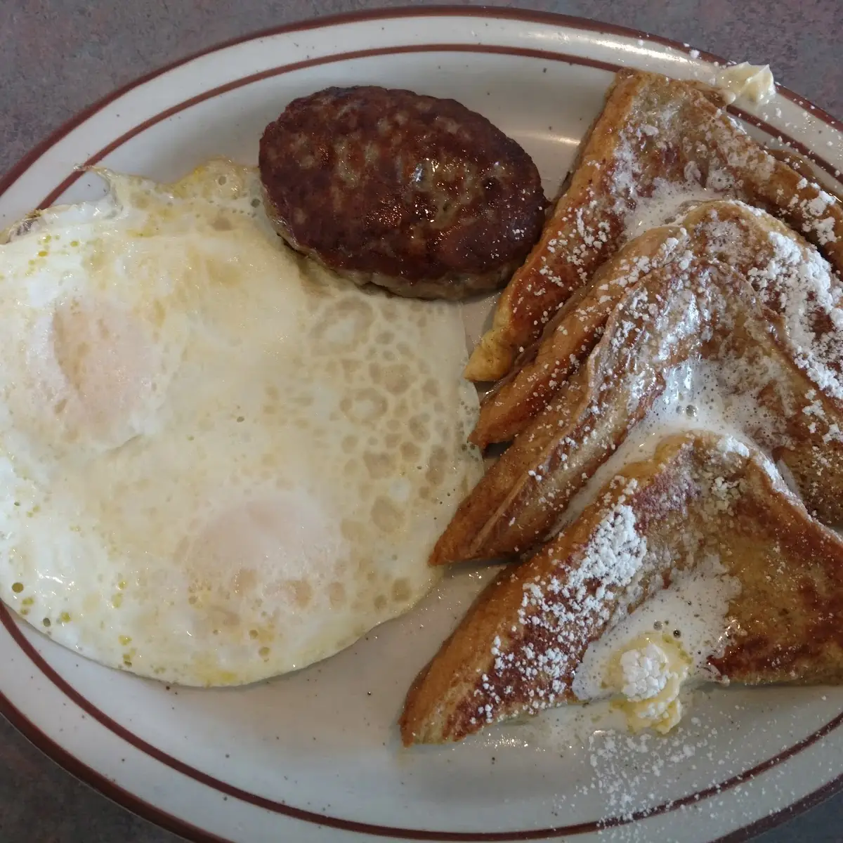 Eggs Sausage Patty