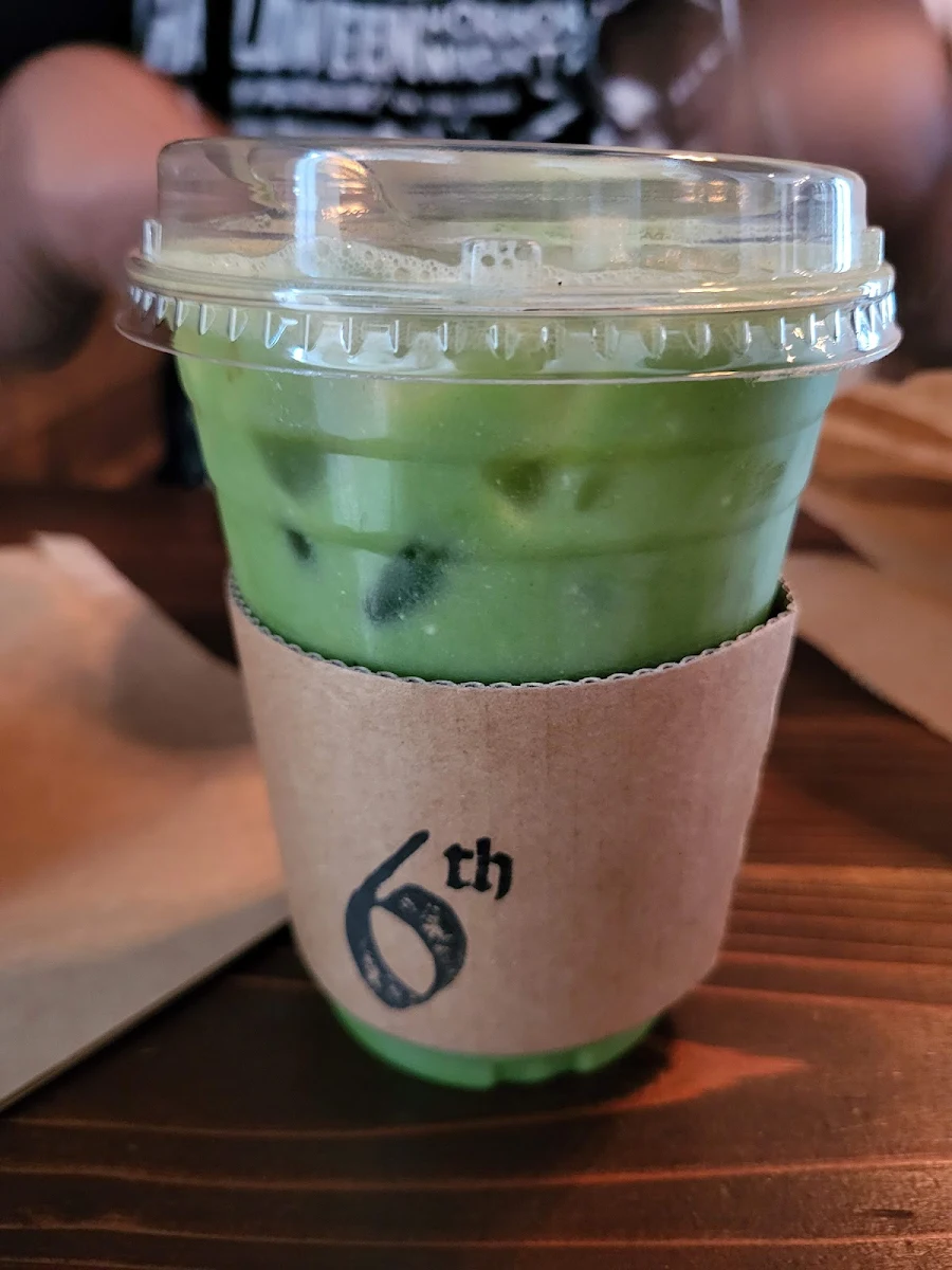 Matcha Latte with Almond Milk
