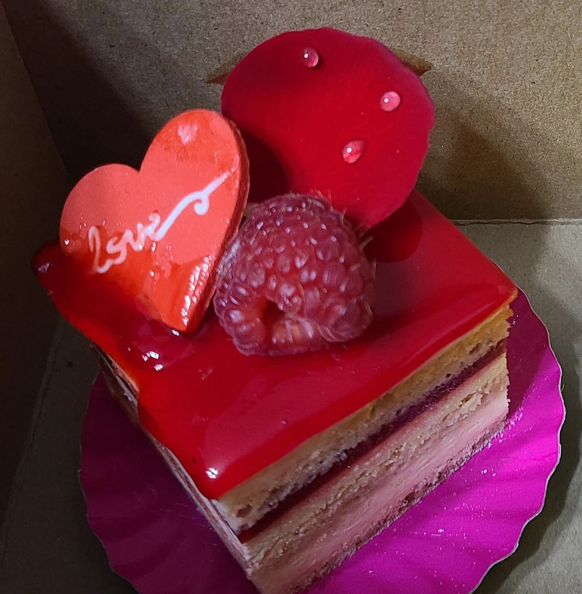 Raspberry Rose Cake