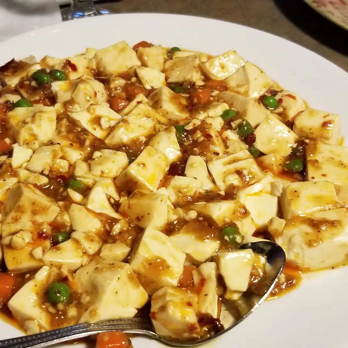 Tofu in Hot Bean Sauce