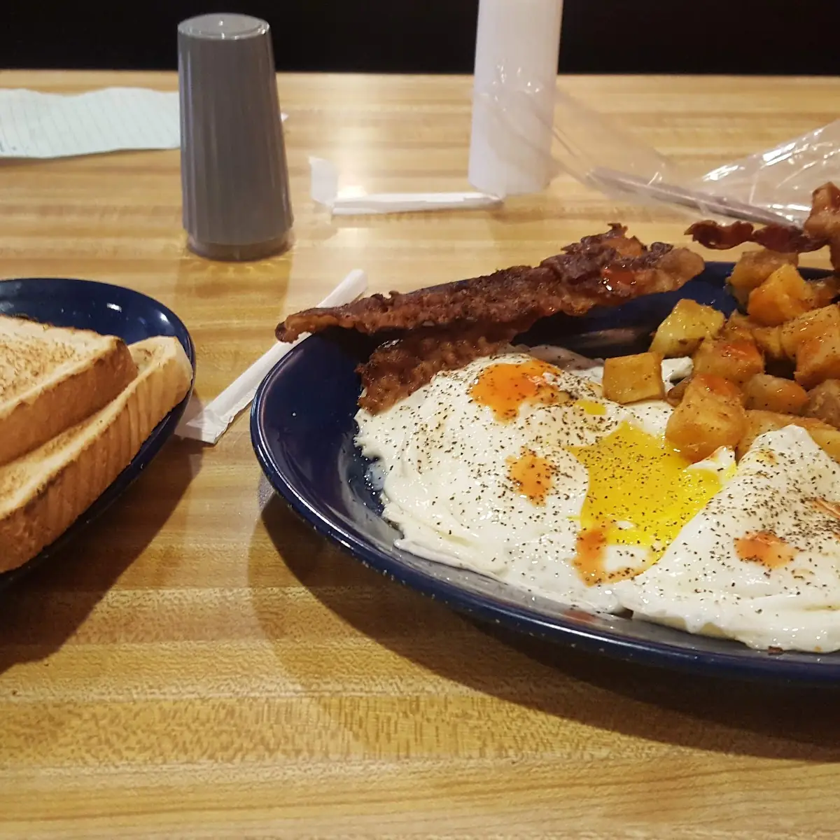 Bacon Sausage or Livermush & Egg