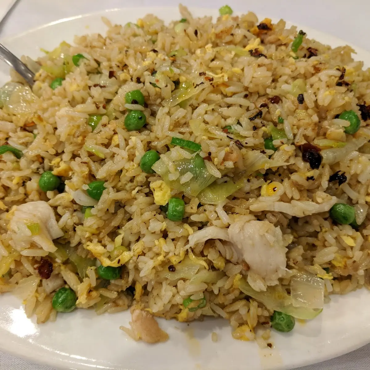 Chicken and Salty Fish Fried Rice