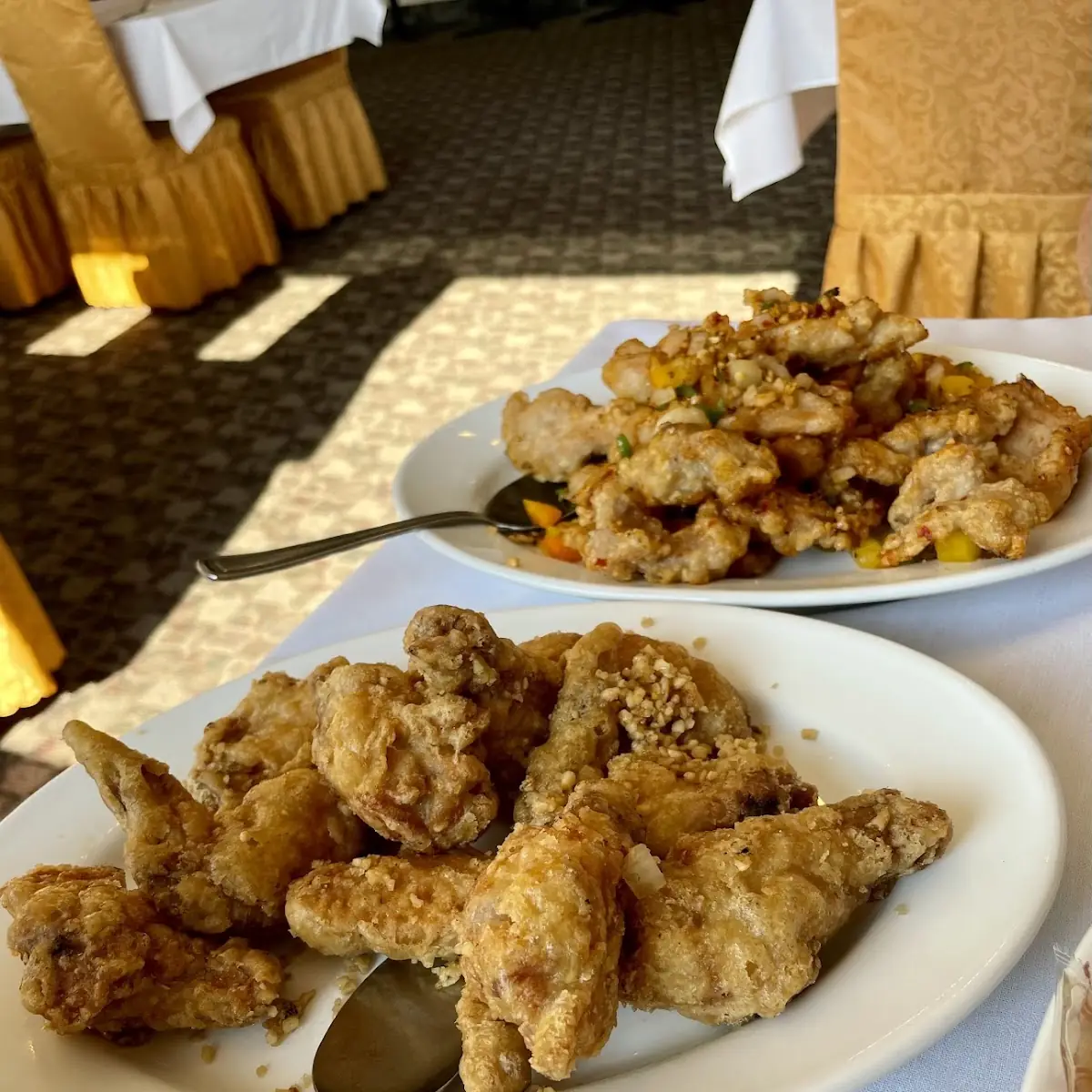Chicken Wings and Pork Chops