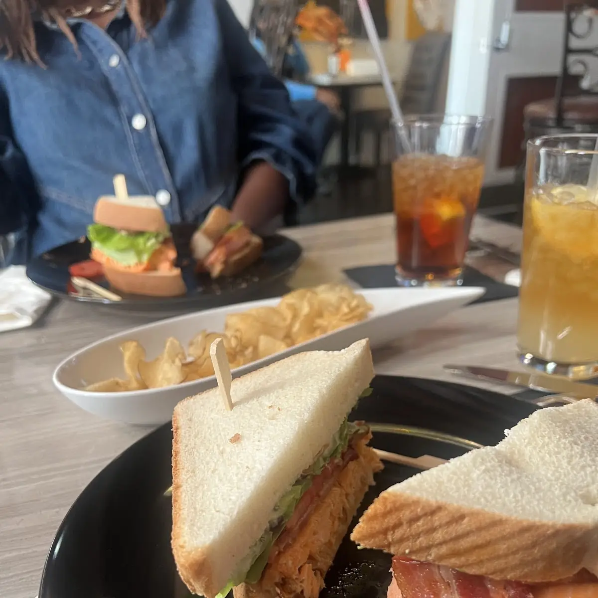Salmon blt Sandwich