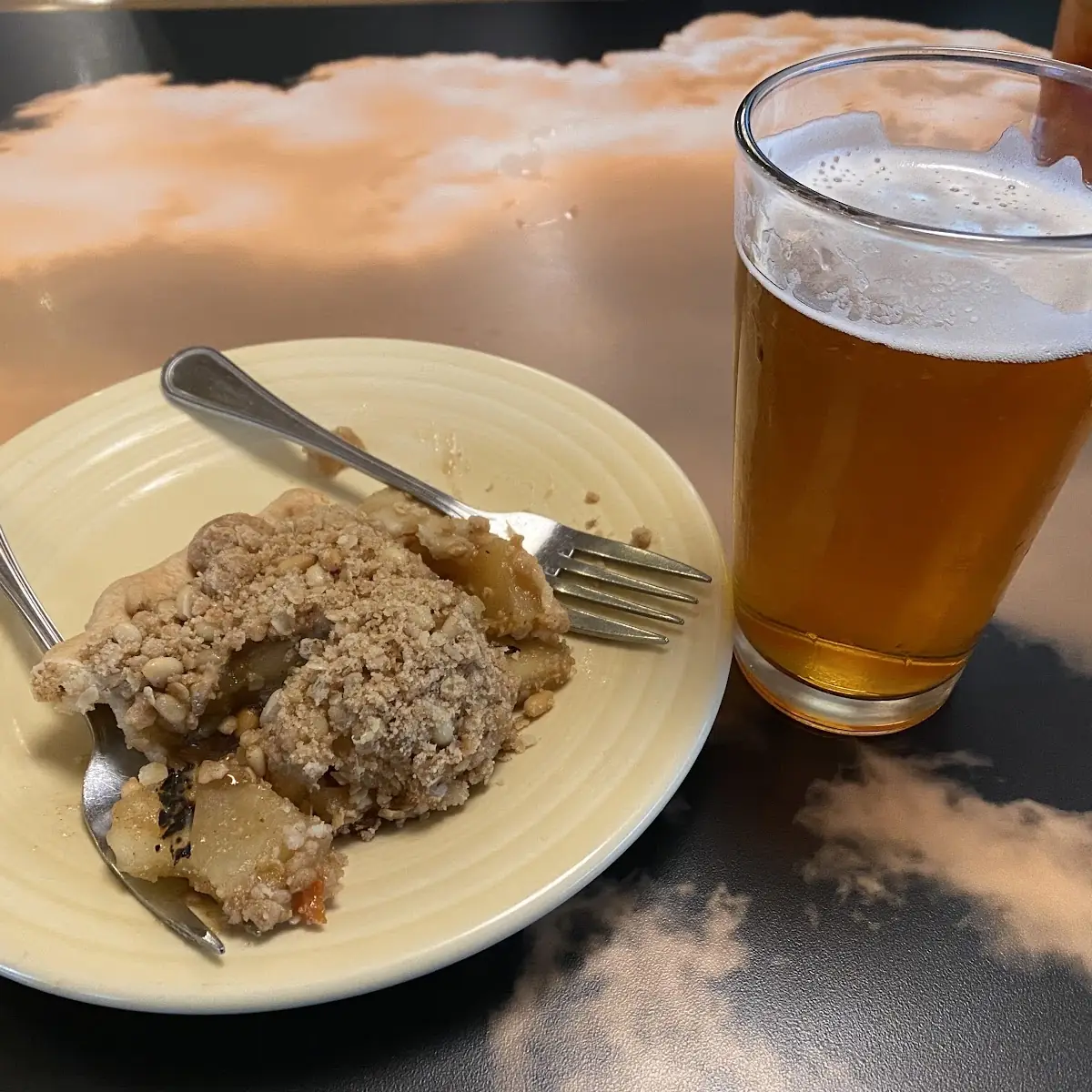 Green Chile Apple Pie