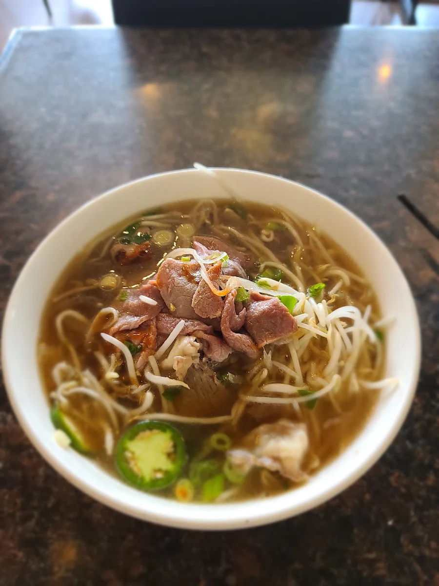 Rare Beef Pho, Pho Vuong Restaurant - Duncan