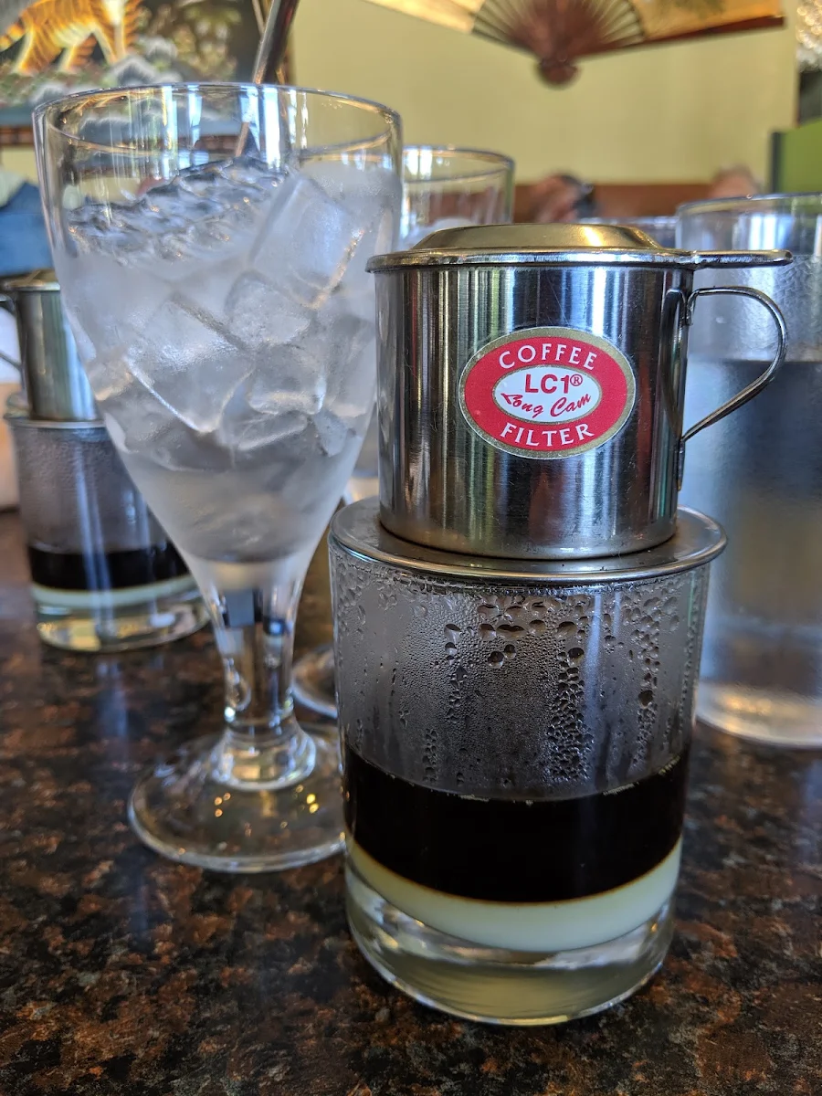 Vietnamese Coffee, Pho Vuong Restaurant - Duncan