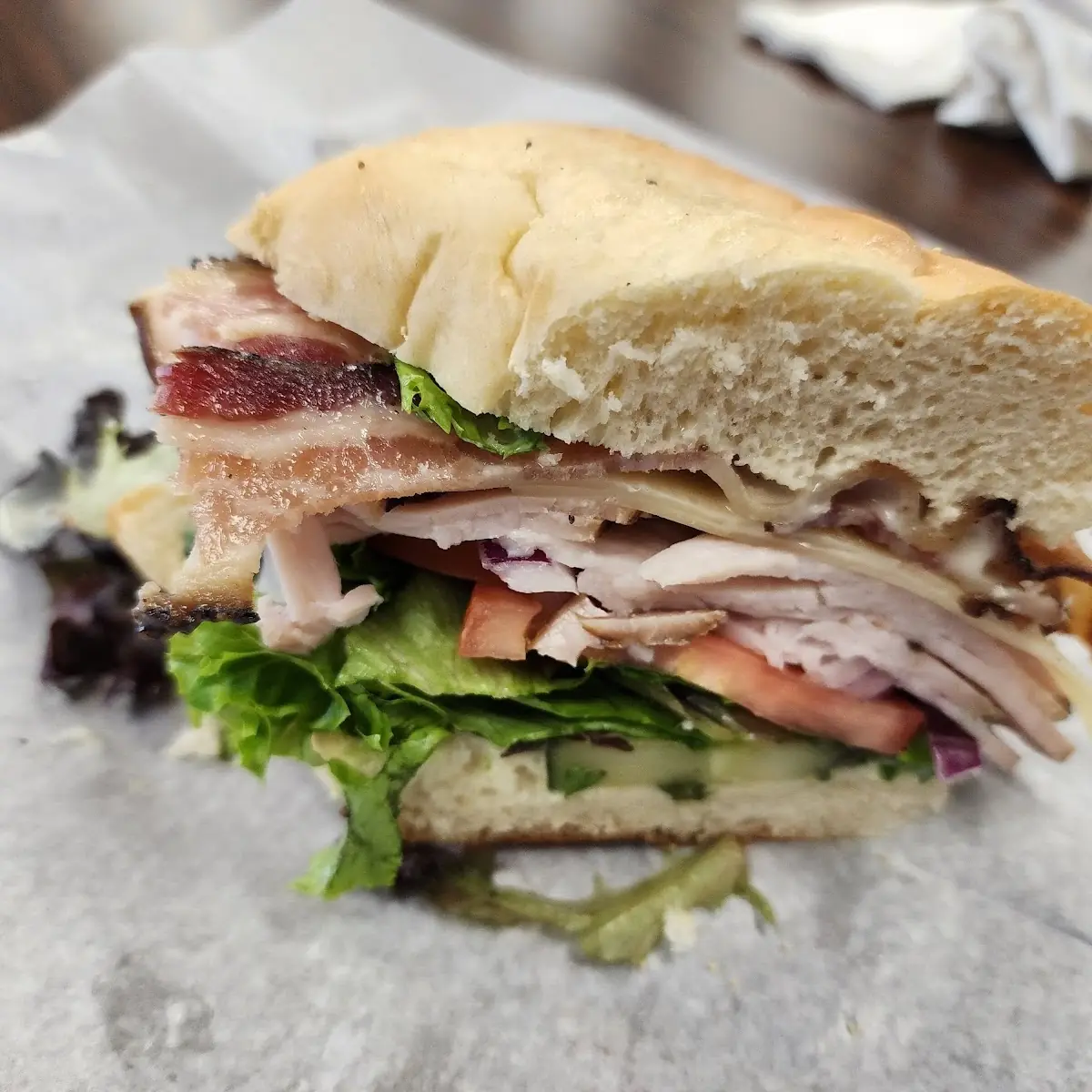 TBR Turkey Bacon Ranch Sando