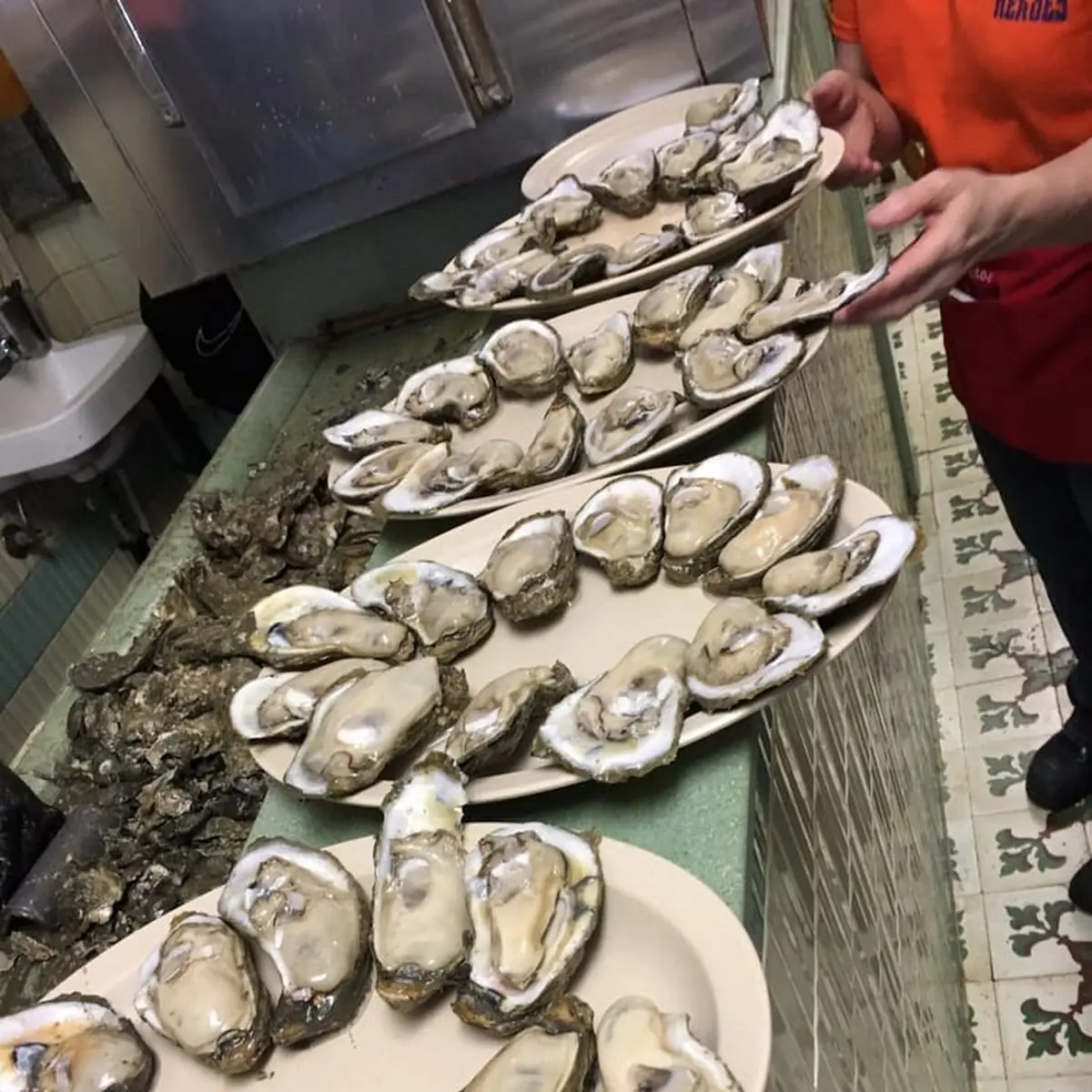 Oysters on Half Shell