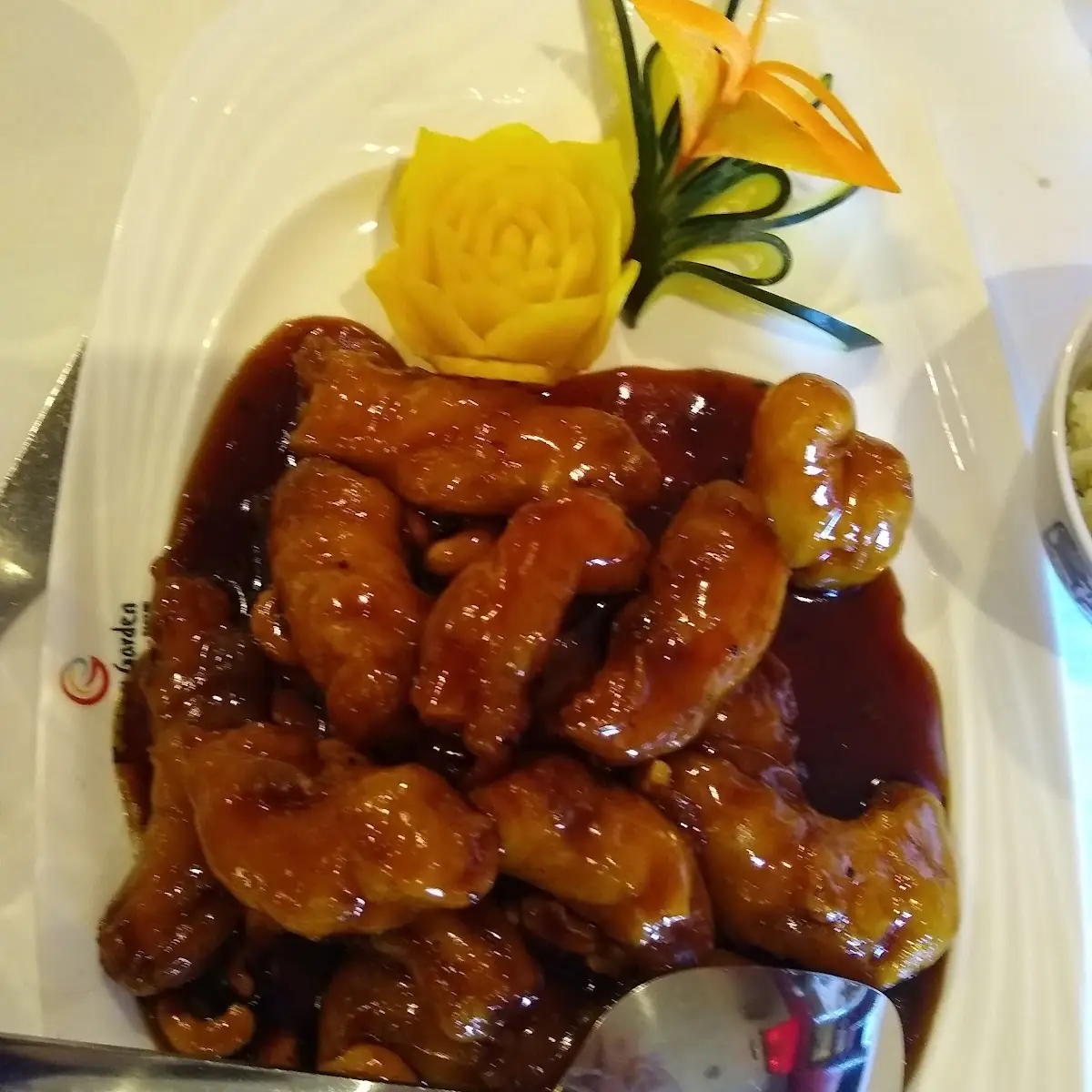 Orange Chicken with Garlic Sauce