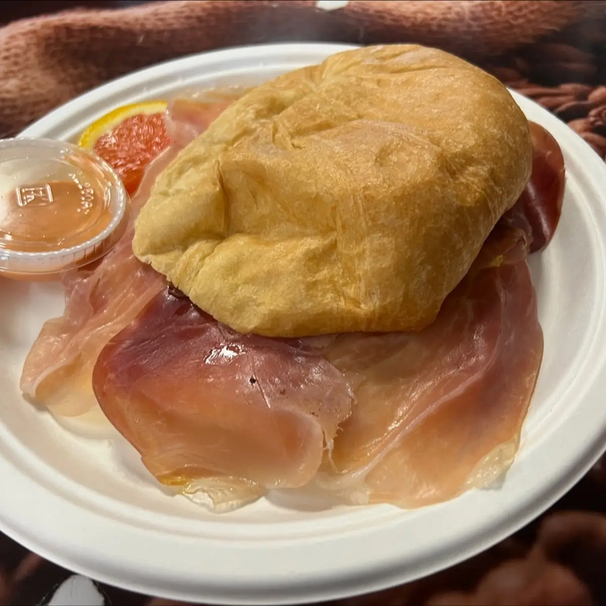 Breakfast Sandwich with Prosciutto